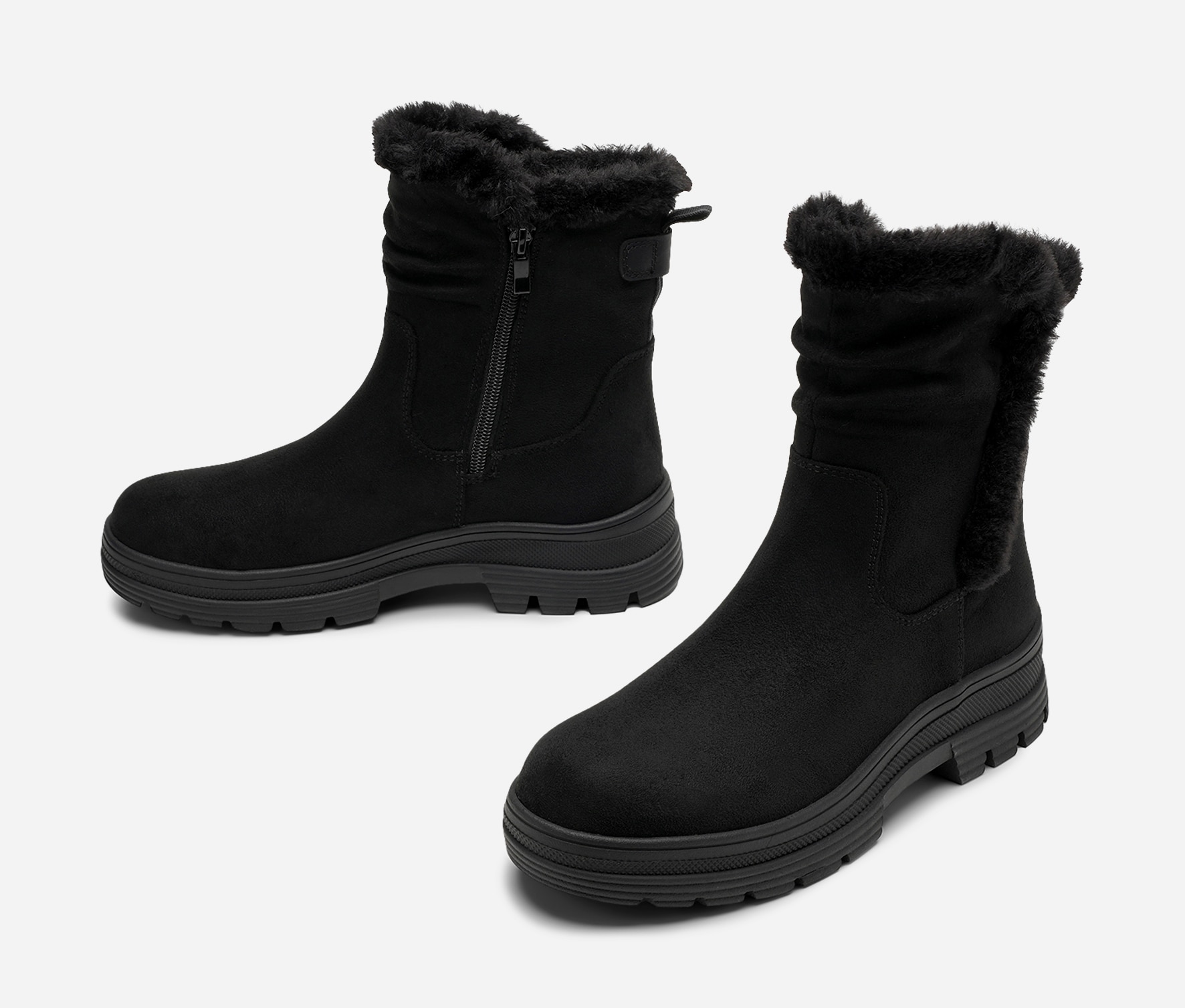 LINEAR, Varmfodrade boots, waterproof Svarta