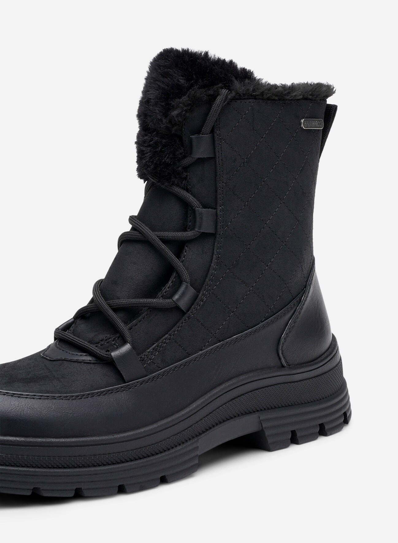 LINEAR, Varmfodrade kängor waterproof Svarta