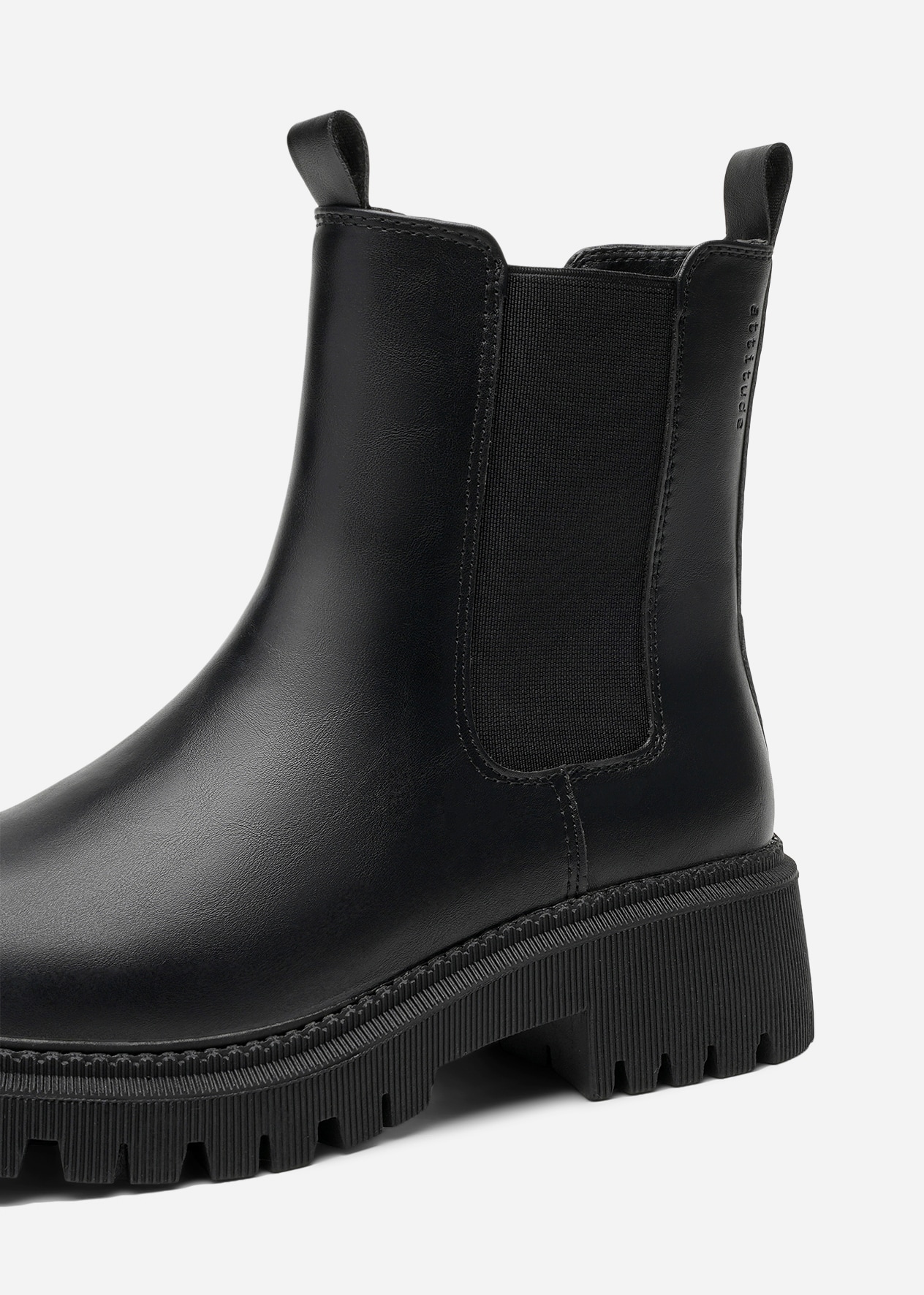 ATTITUDE, Varmfodrade chelseaboots Svarta