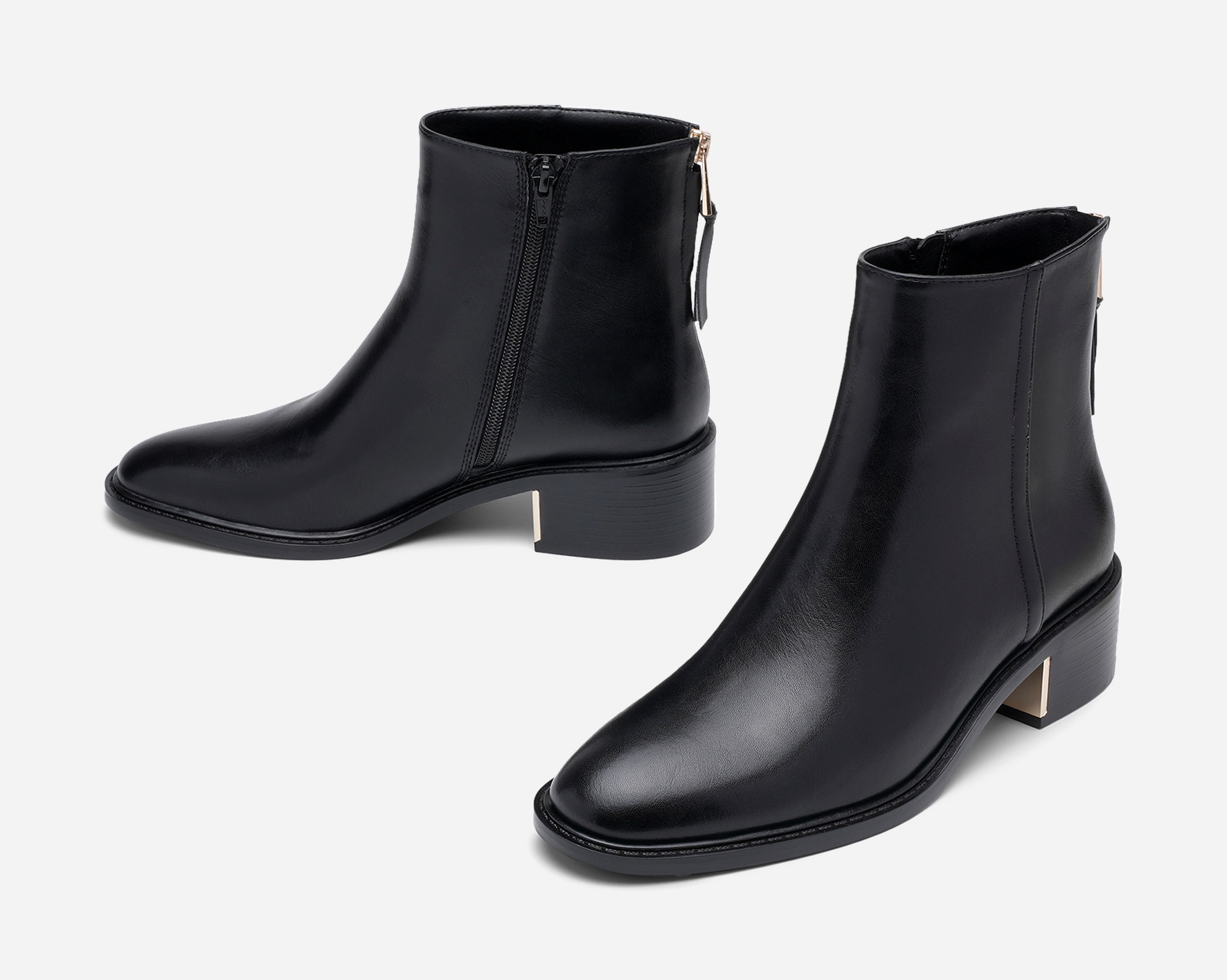 XIT, Boots med dragkedja Svarta