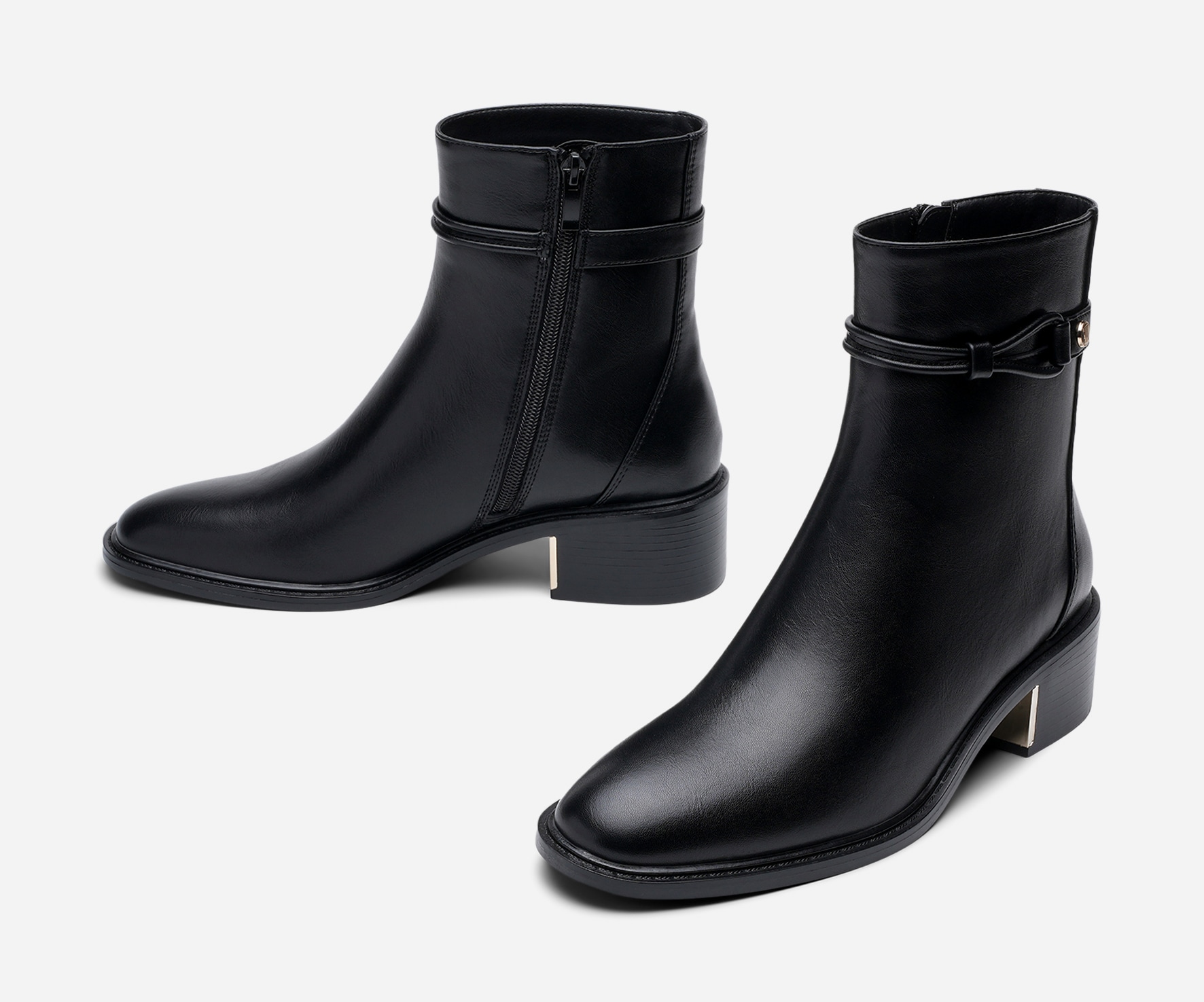 XIT, Boots med spänne Svarta