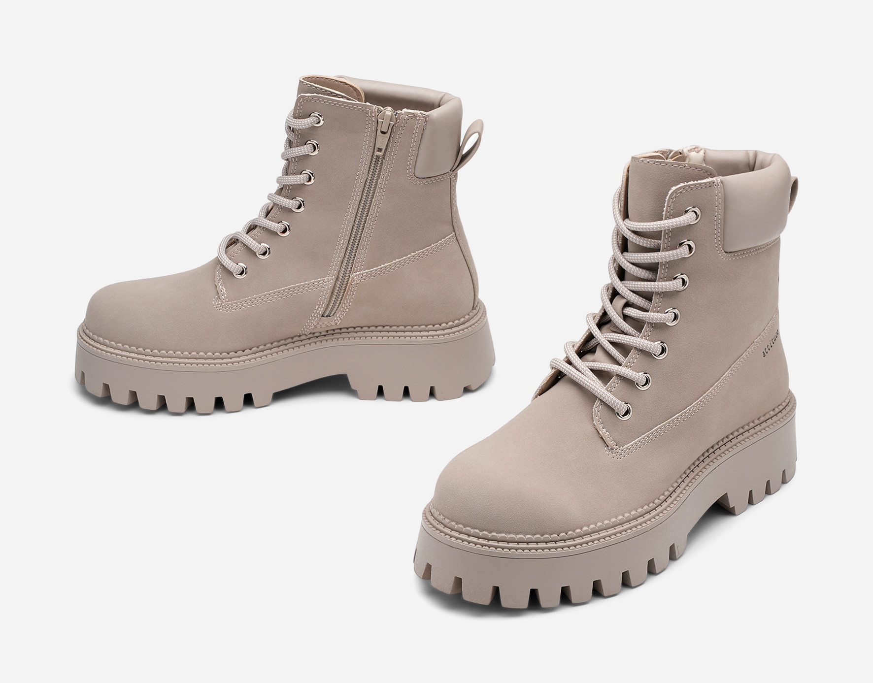 ATTITUDE, Kängor Beigea