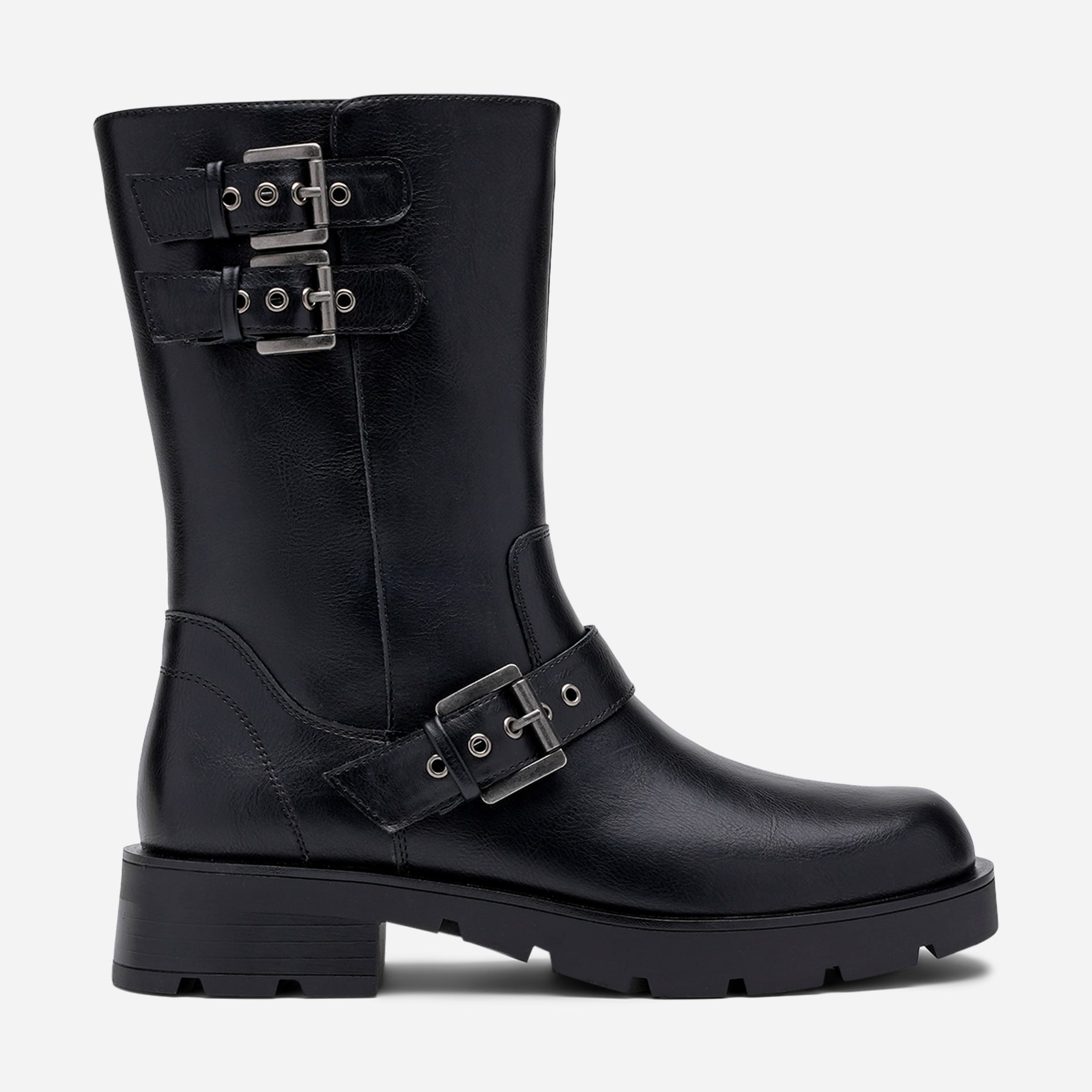 ATTITUDE, Bikerboots Svarta