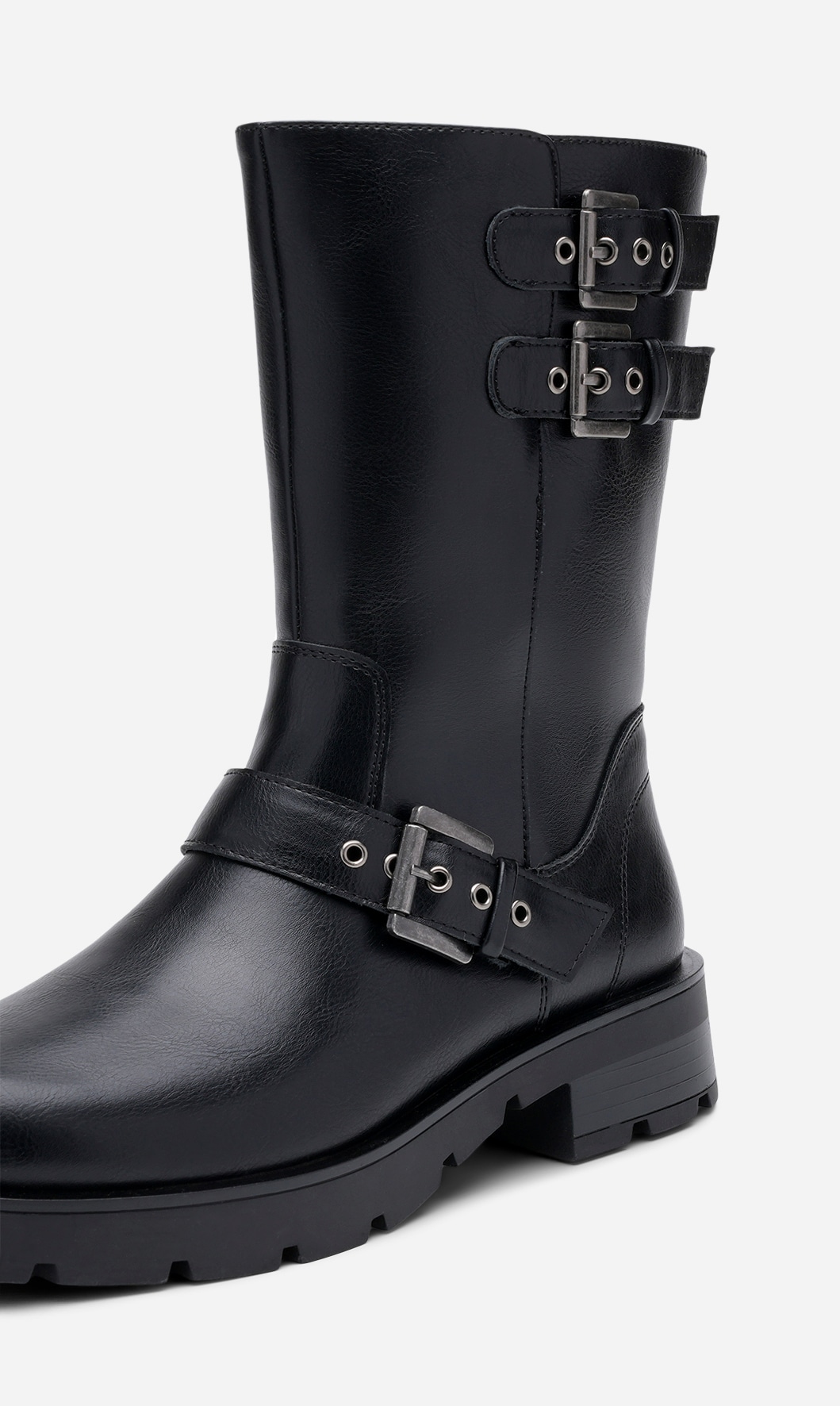 ATTITUDE, Bikerboots Svarta