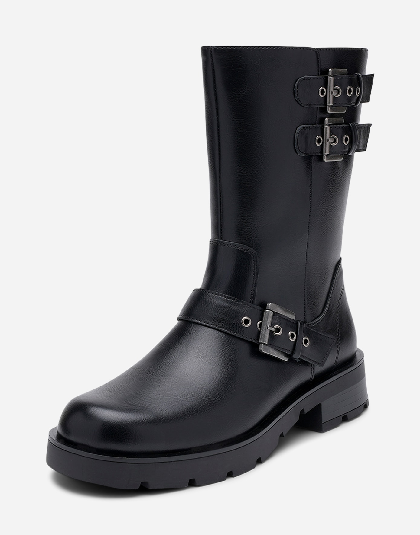 ATTITUDE, Bikerboots Svarta