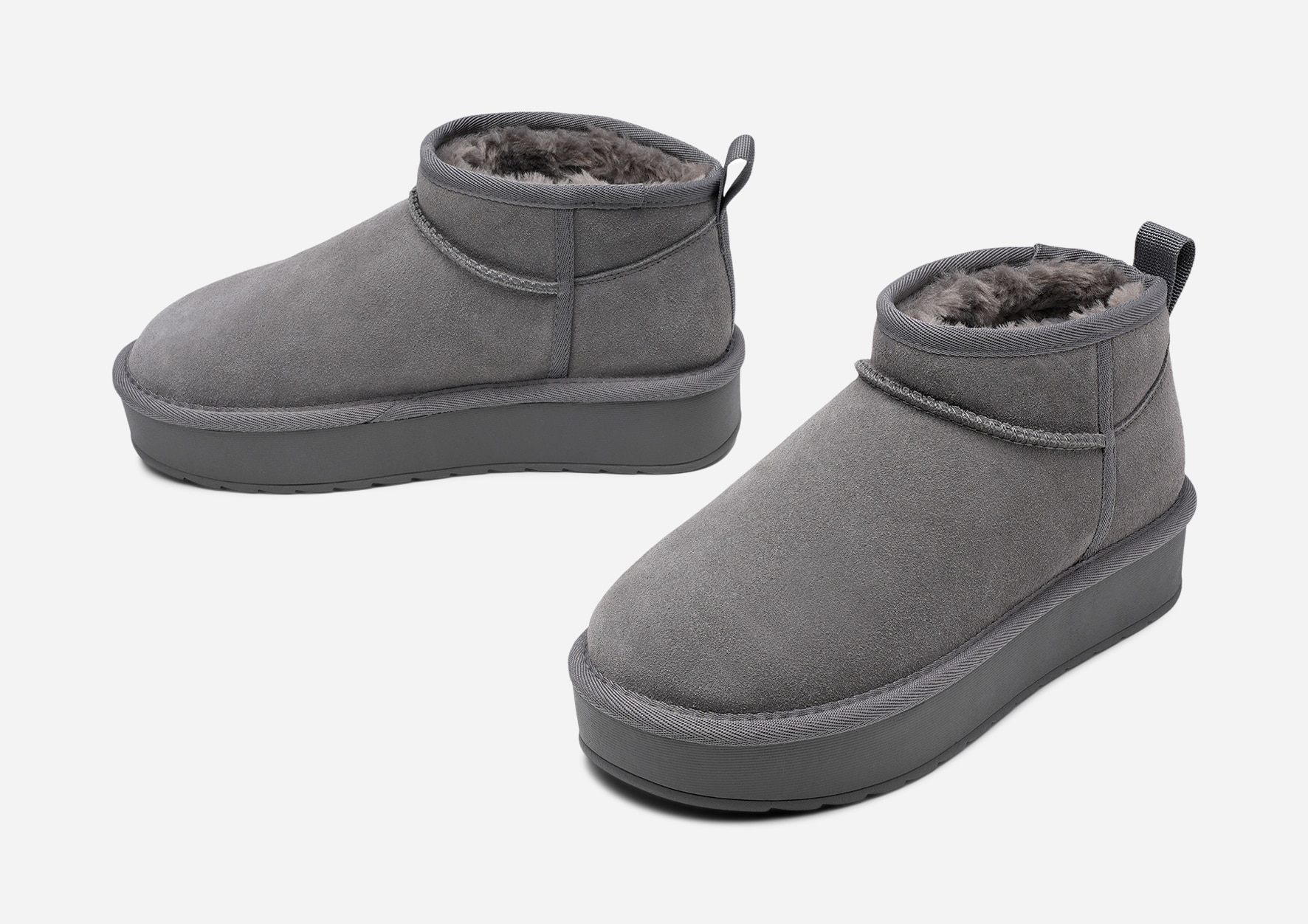 PACE, Varmfodrade boots Gråa