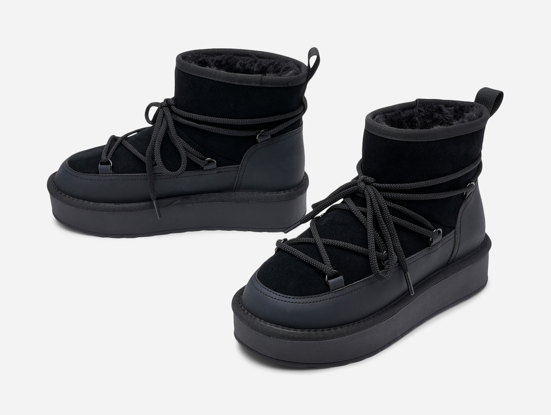 PACE, Varmfodrade boots Svarta