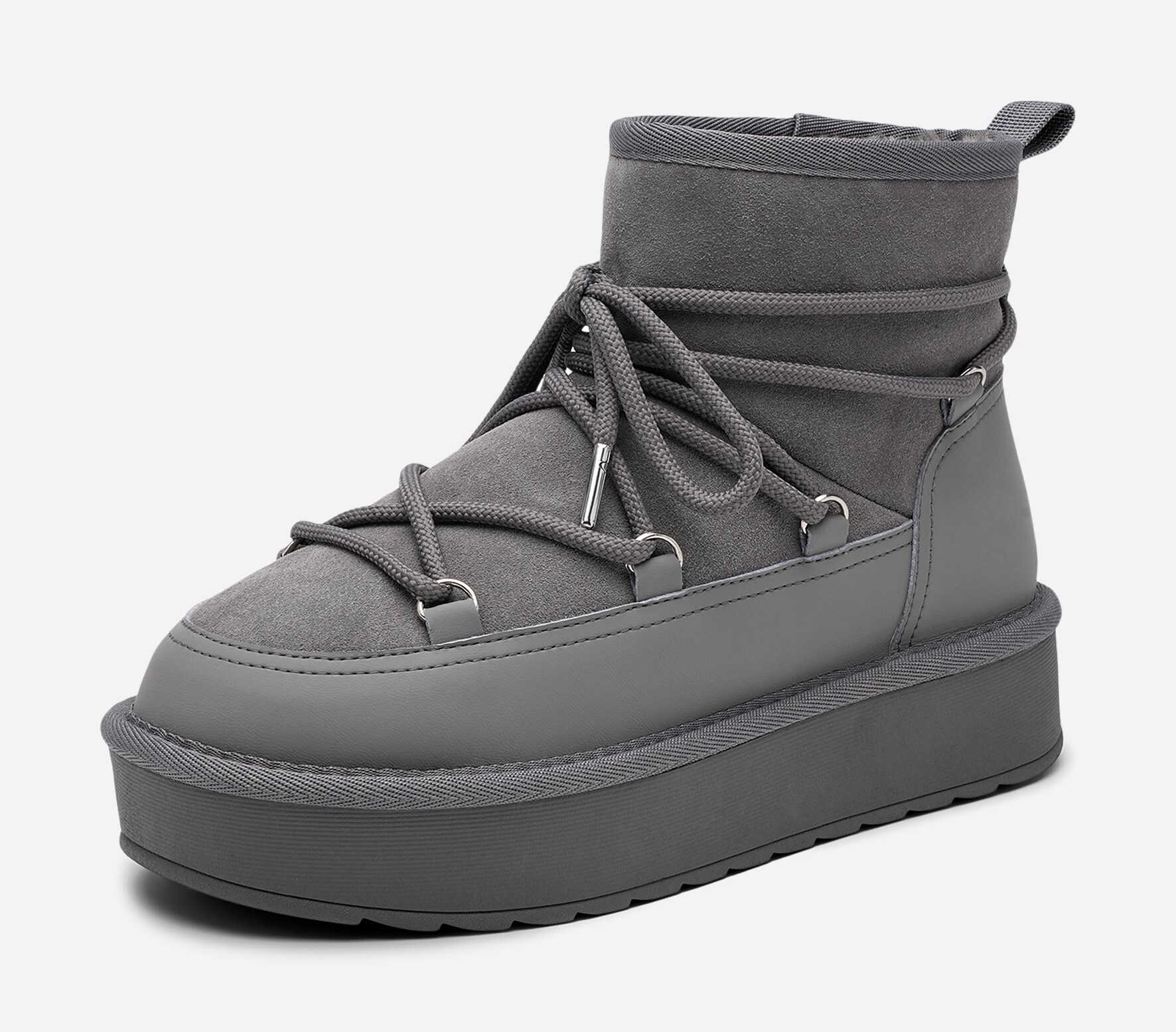 PACE, Varmfodrade boots Gråa