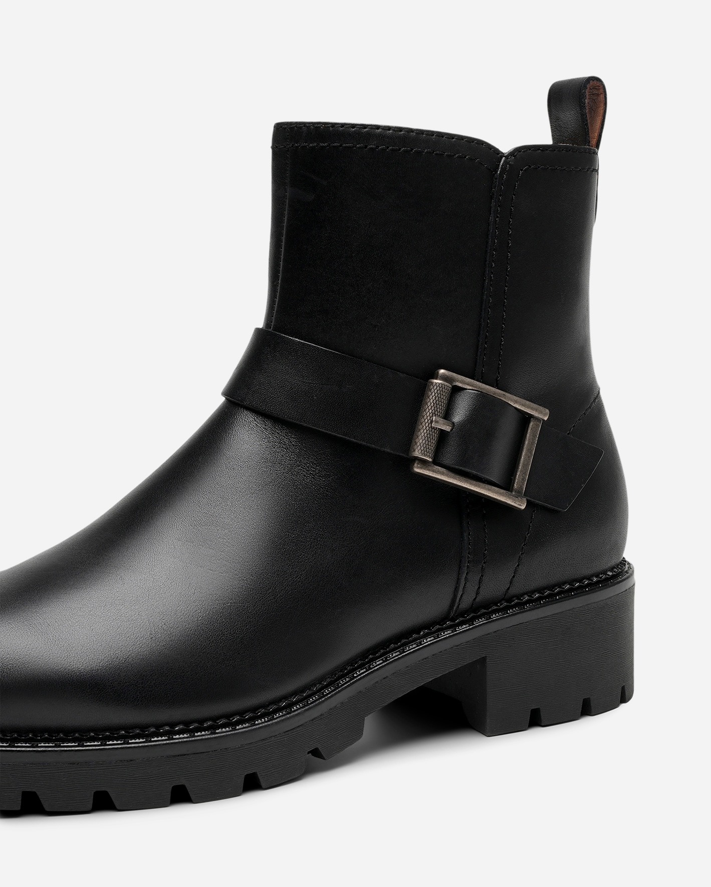 PACE, Boots med spänne Svarta