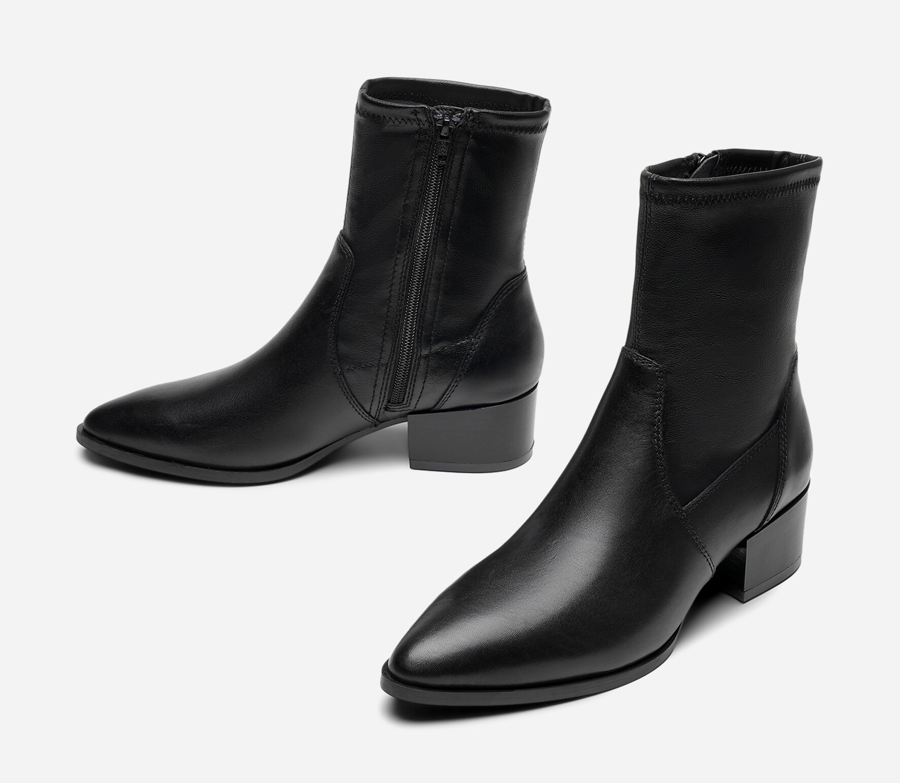PACE, Boots med stretch Svarta