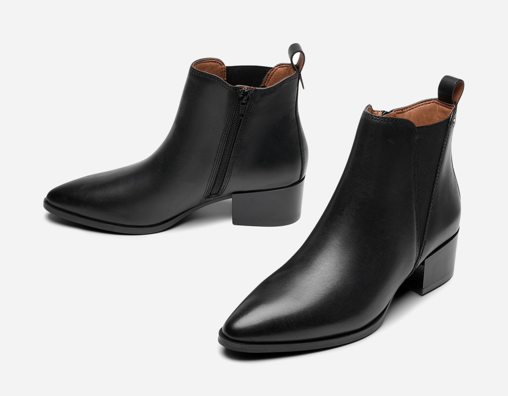 PACE, Boots med stretch Svarta