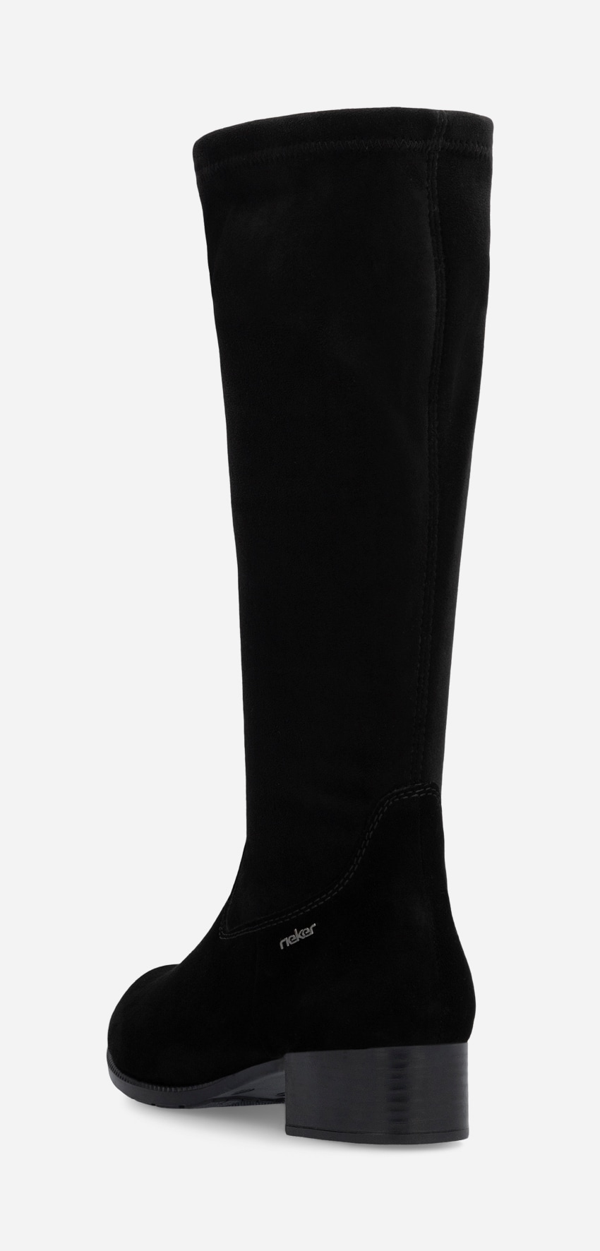 RIEKER, Stövlar med stretchskaft Svarta