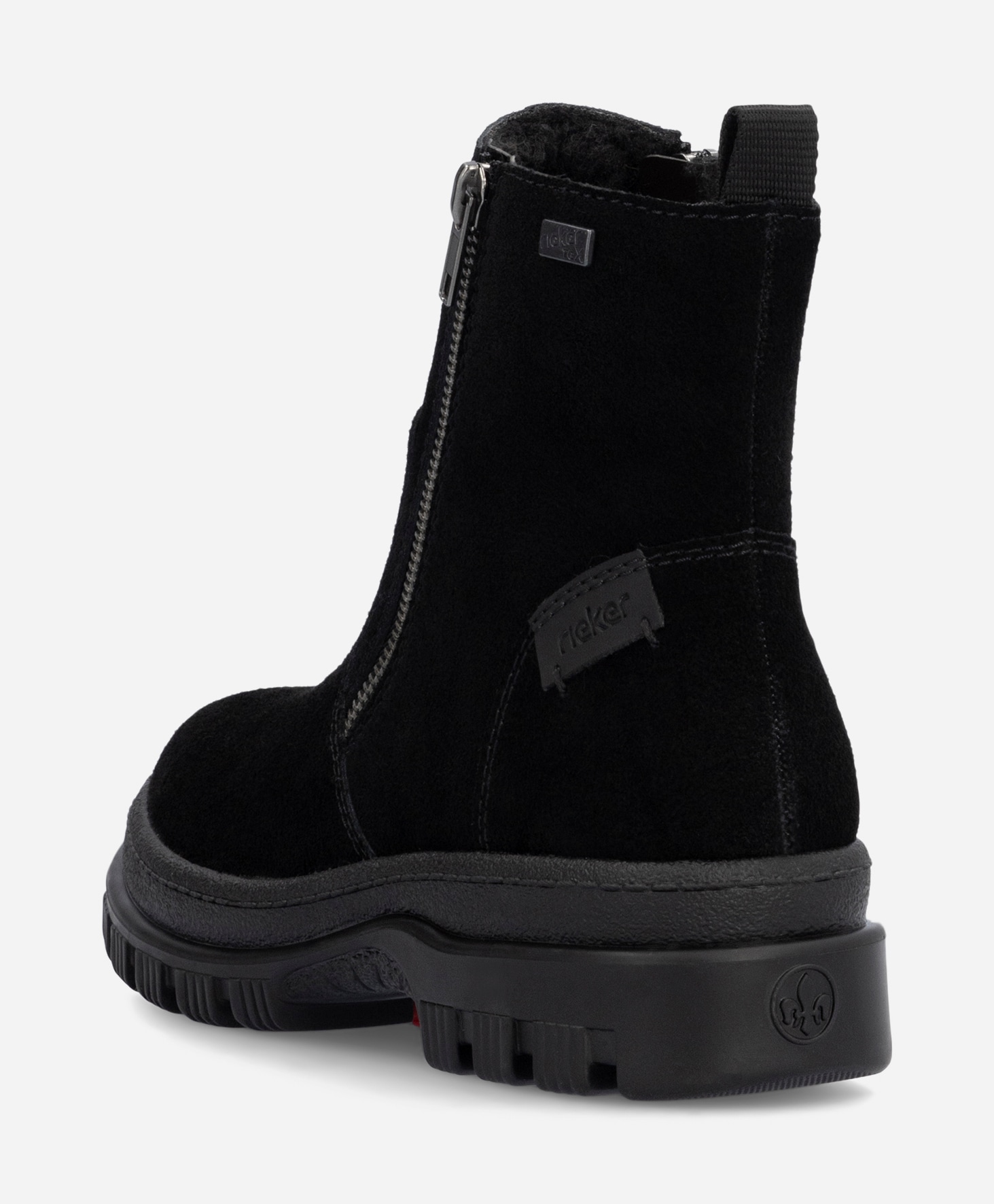 RIEKER, Varmfodrade boots Svarta