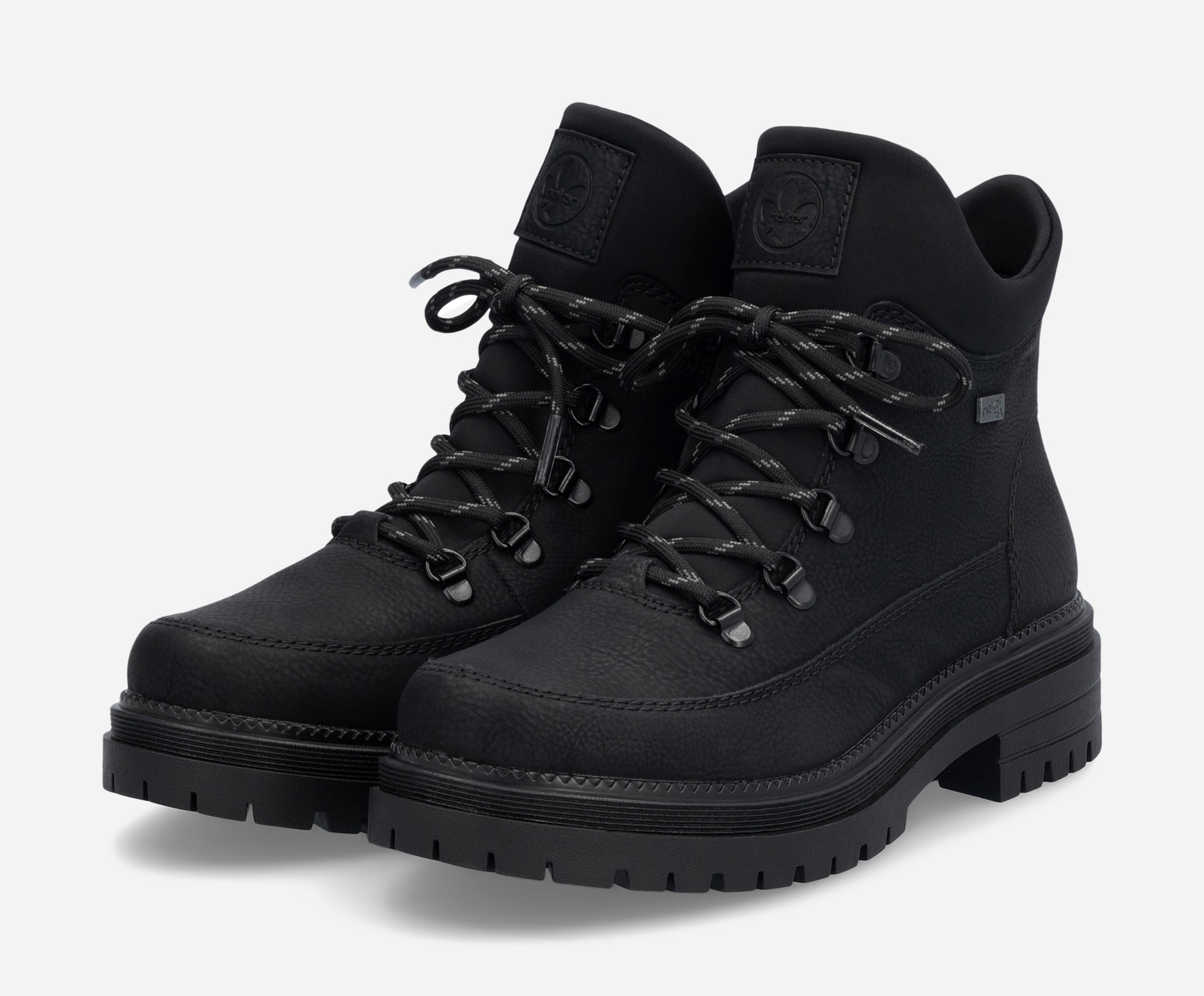 RIEKER, Kängor Svarta