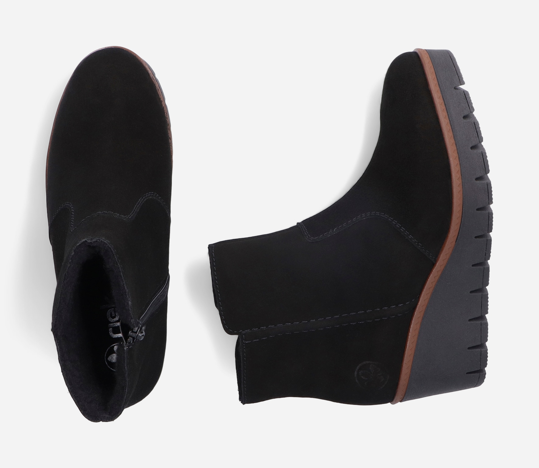 RIEKER, Boots Svarta