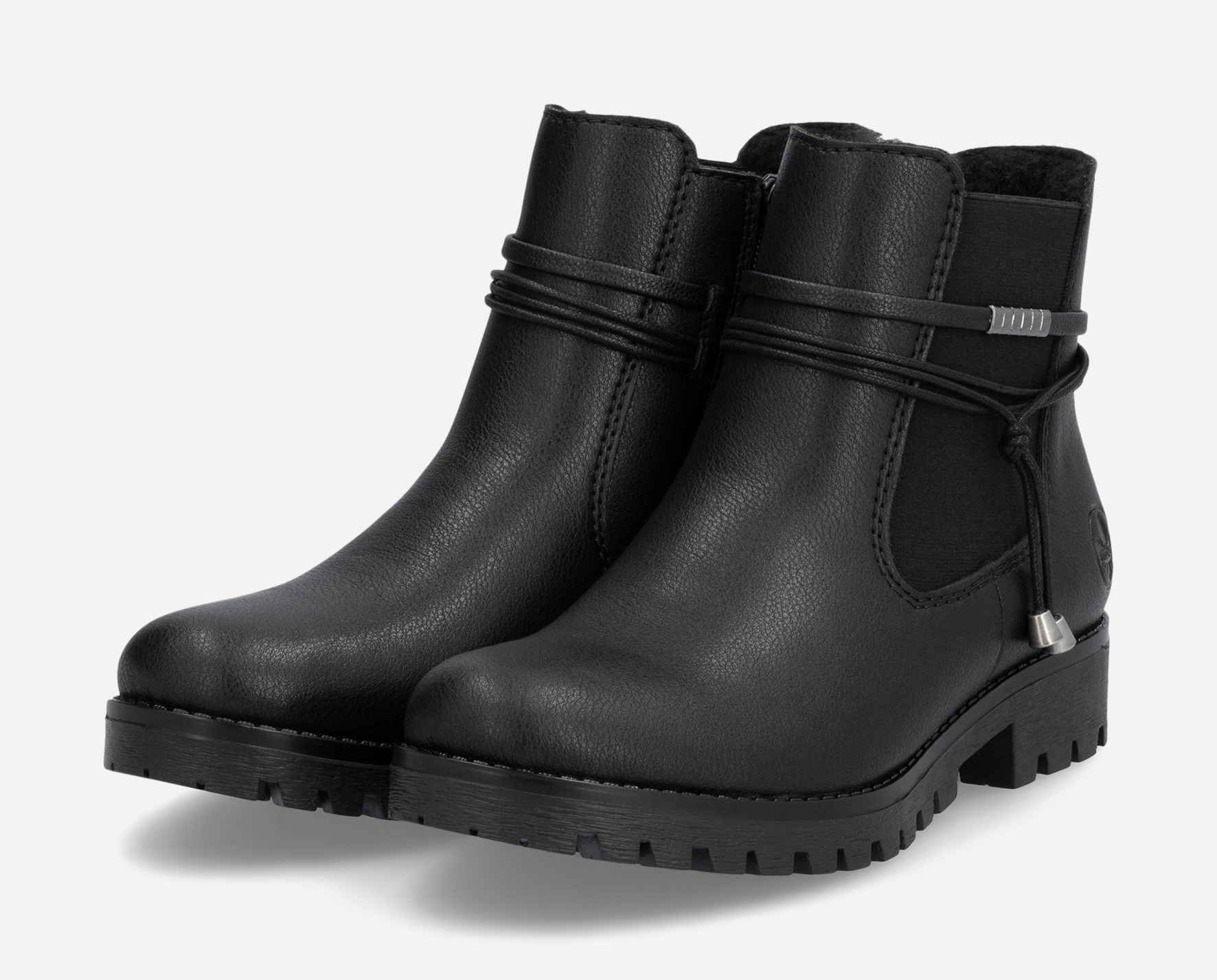 RIEKER, Boots Svarta