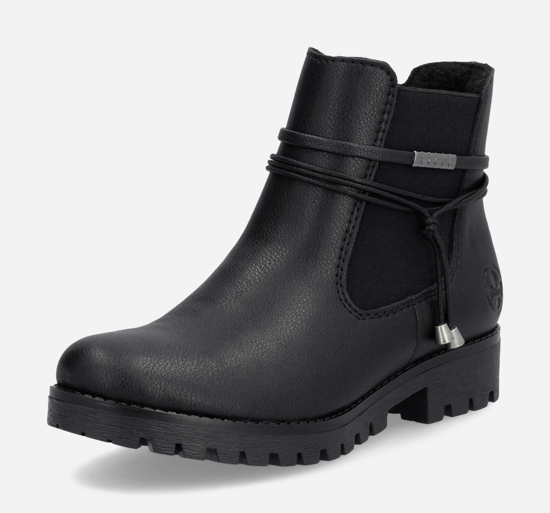 RIEKER, Boots Svarta