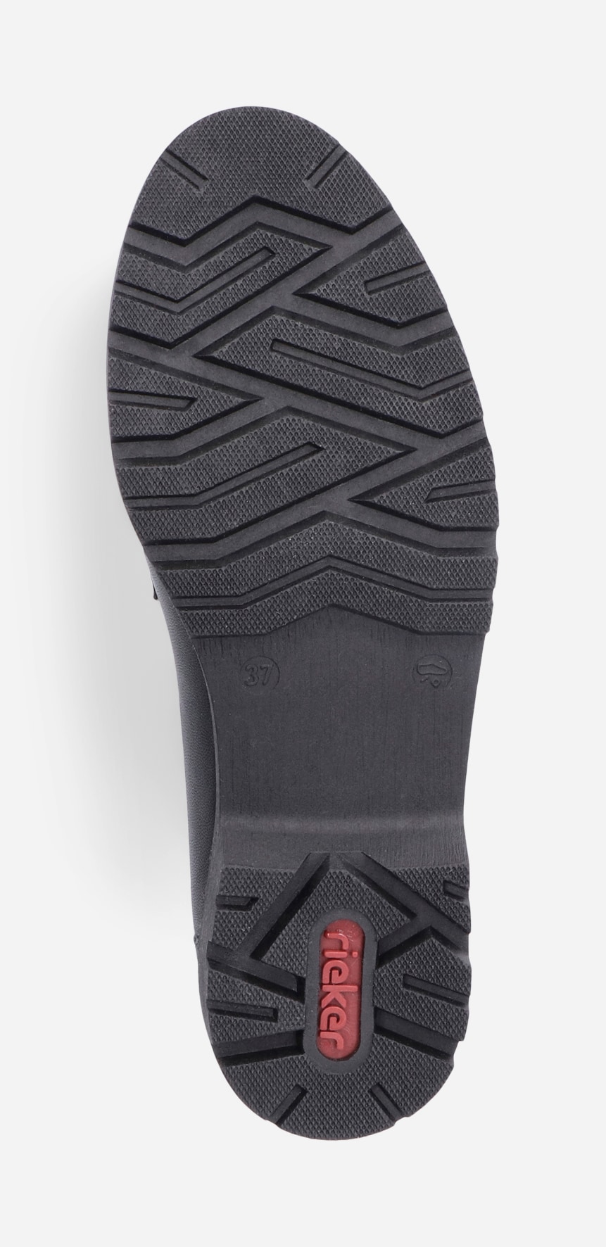 RIEKER, Loafers med spänne Svarta