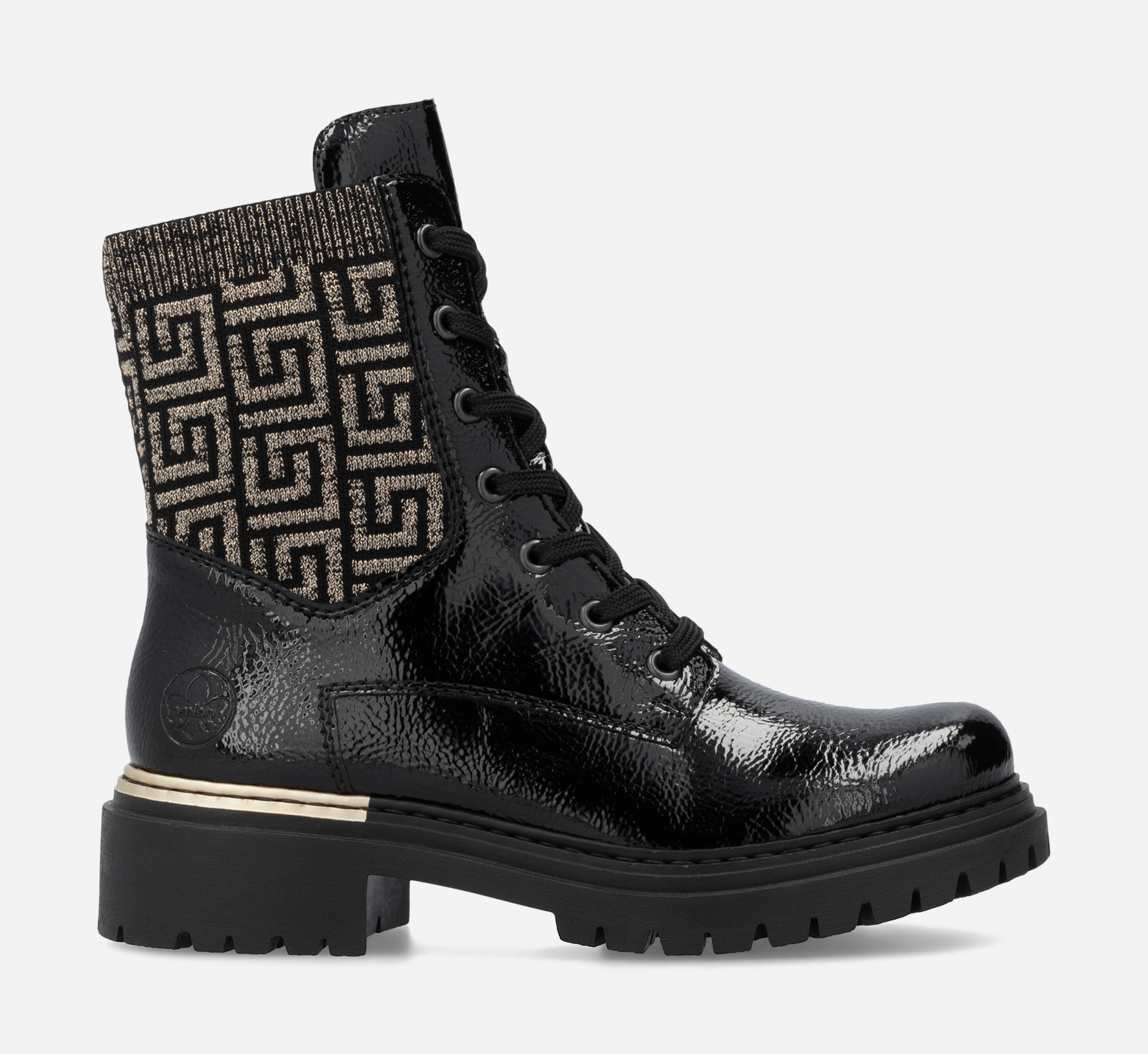 RIEKER, Kängor Svarta