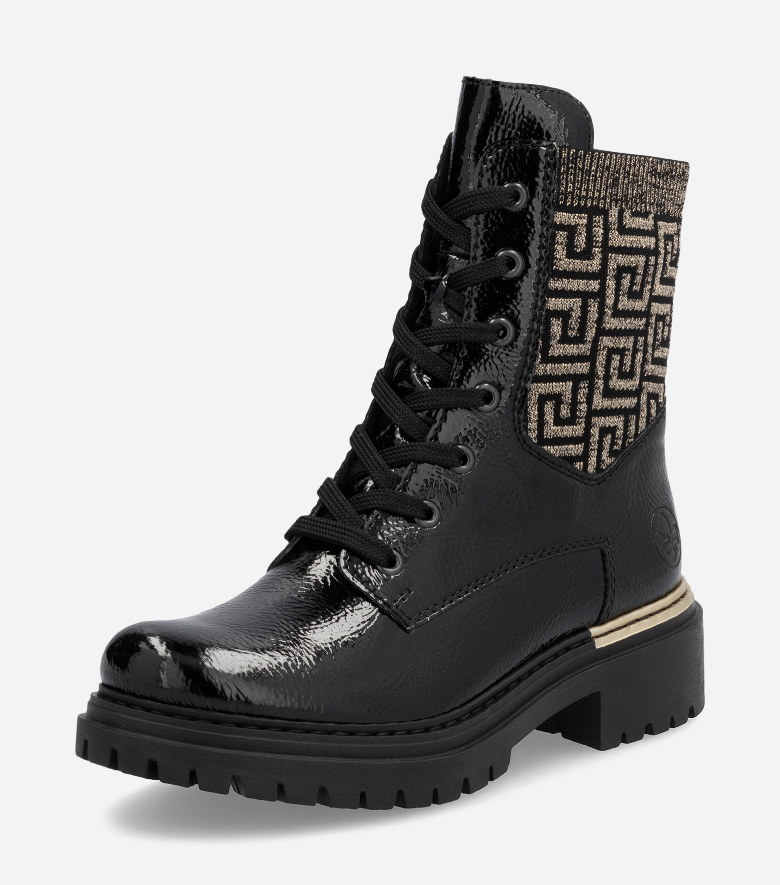 RIEKER, Kängor Svarta