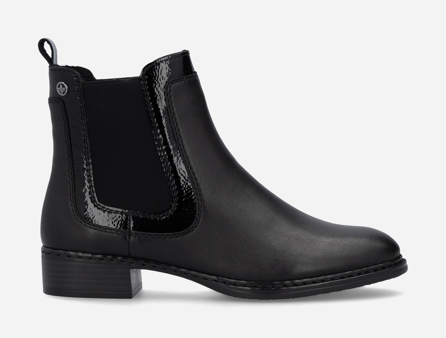 RIEKER, Chelseaboots Svarta