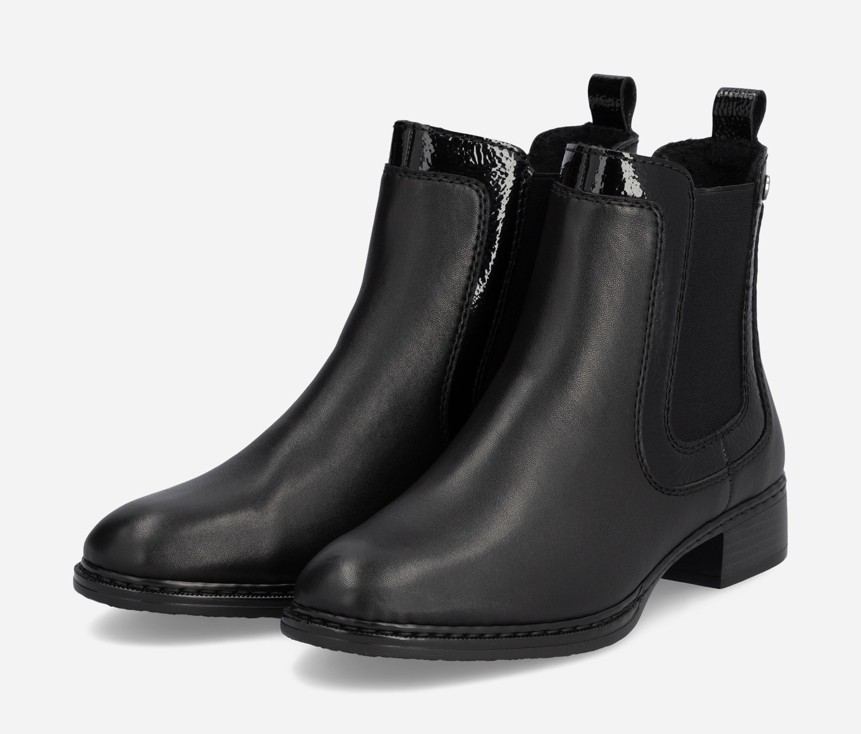 RIEKER, Chelseaboots Svarta