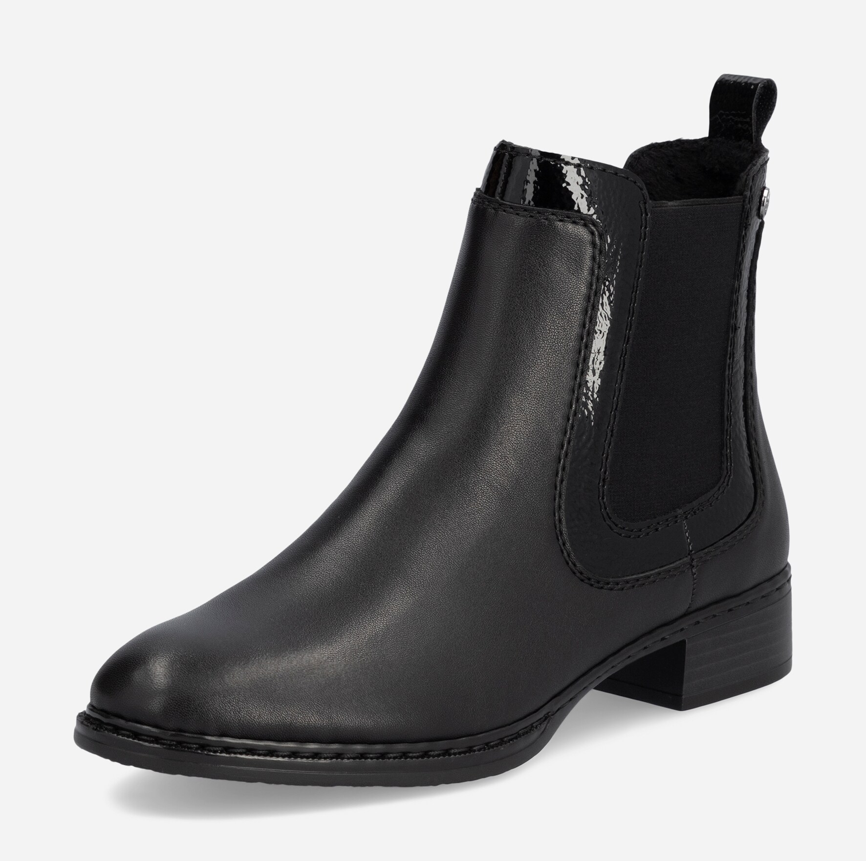 RIEKER, Chelseaboots Svarta