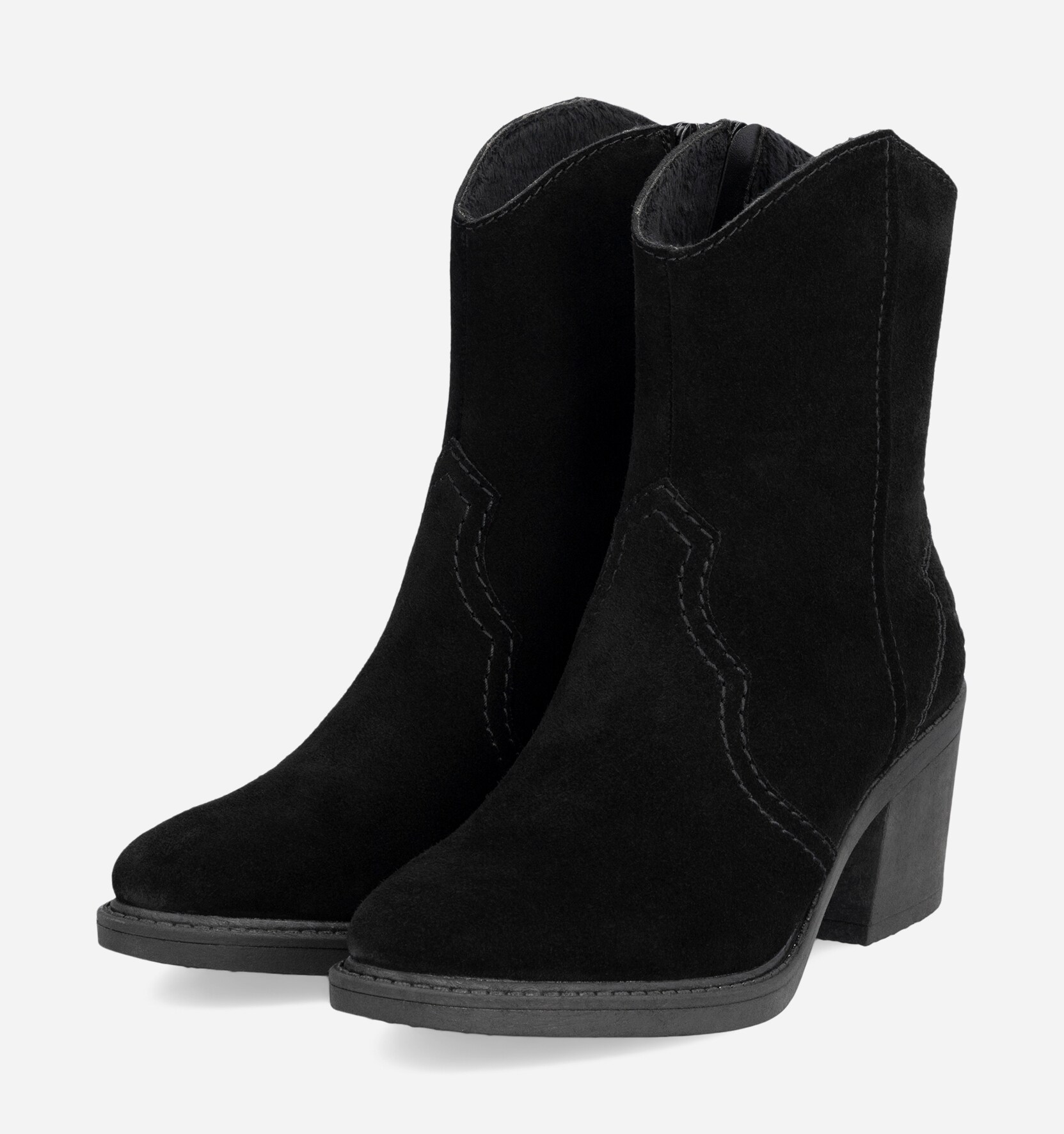 RIEKER, Cowboyboots Svarta