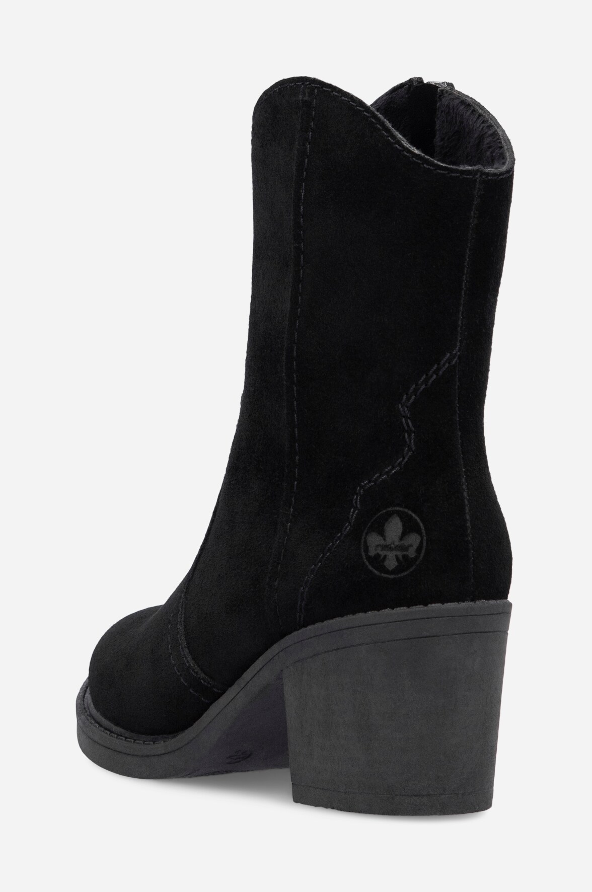 RIEKER, Cowboyboots Svarta
