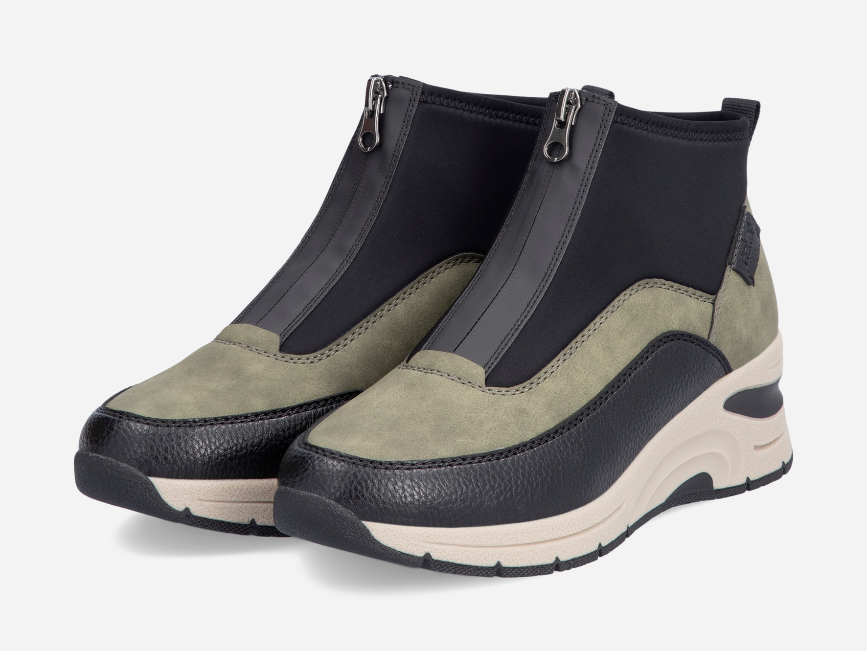 RIEKER, Höga sneakers Gröna