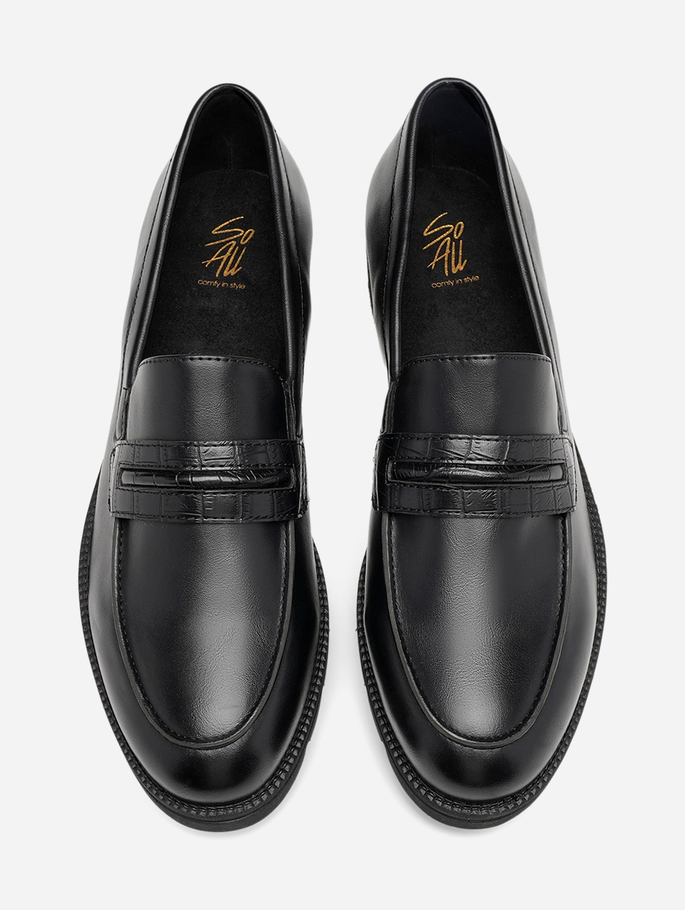 SO ALL, Loafers Svarta