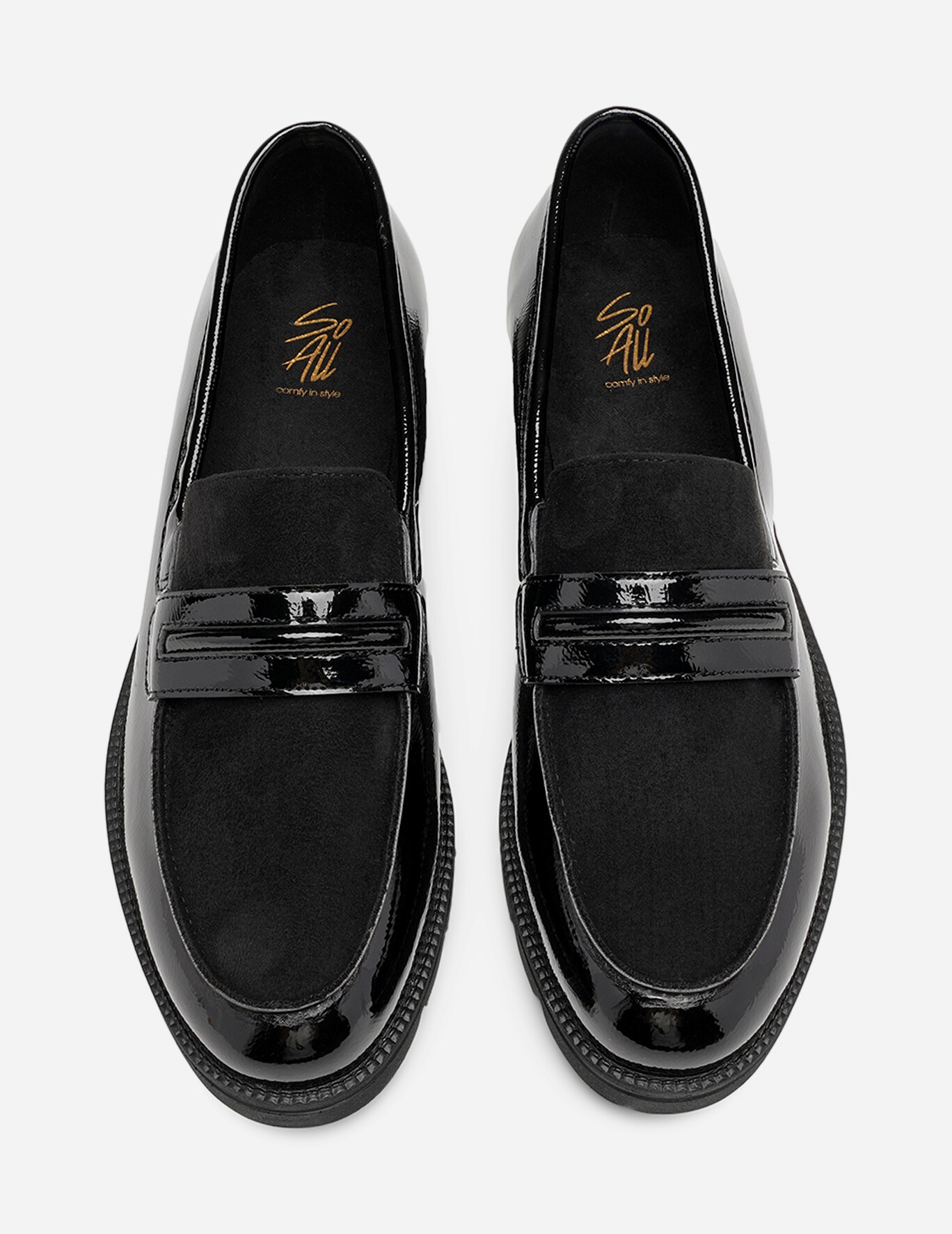 SO ALL, Loafers Svarta