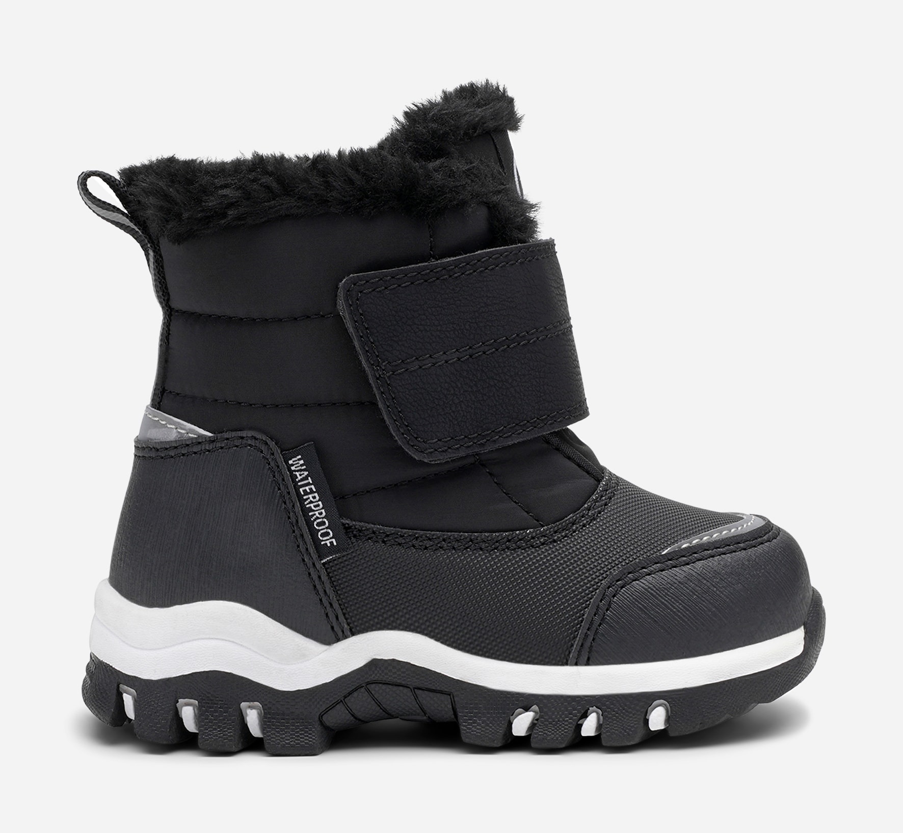 LINEAR, Varmfodrade kängor waterproof Svarta