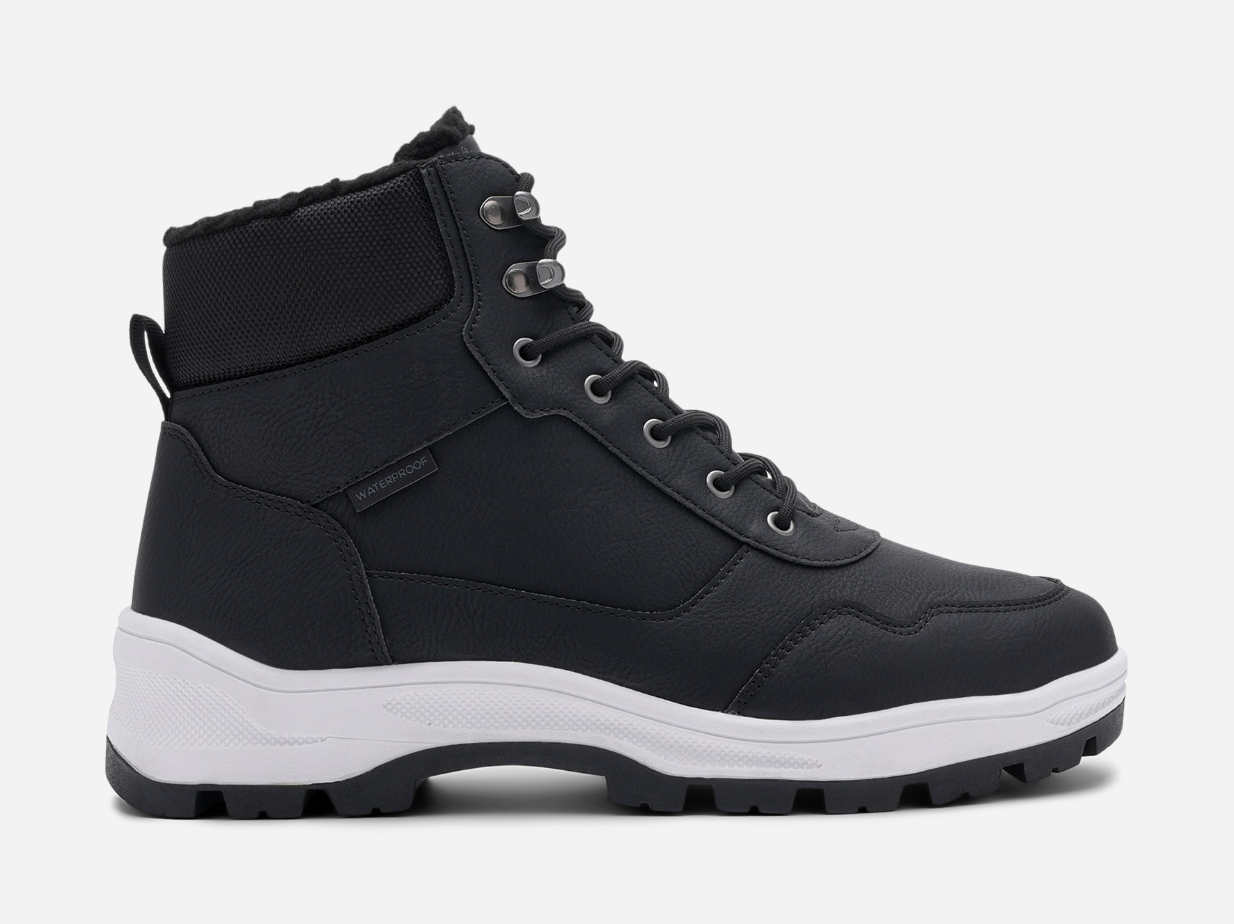 LINEAR, Varmfodrade kängor waterproof Svarta