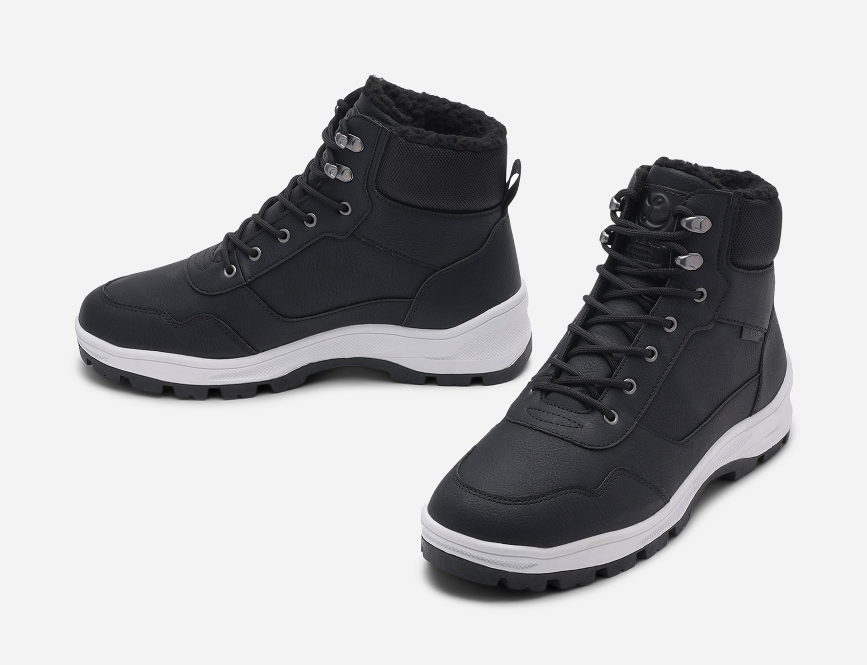 LINEAR, Varmfodrade kängor waterproof Svarta