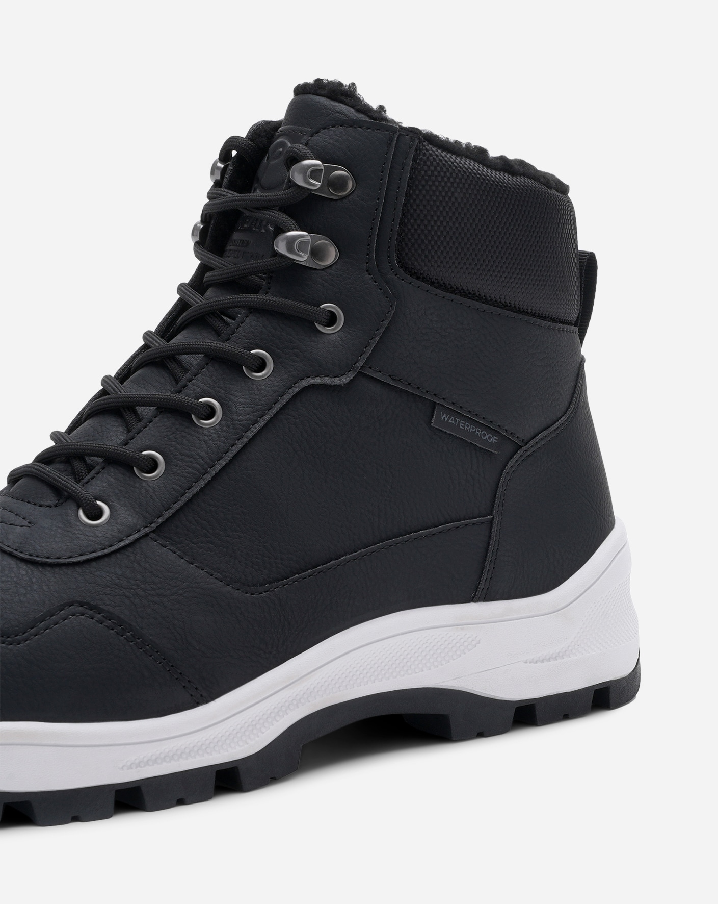 LINEAR, Varmfodrade kängor waterproof Svarta