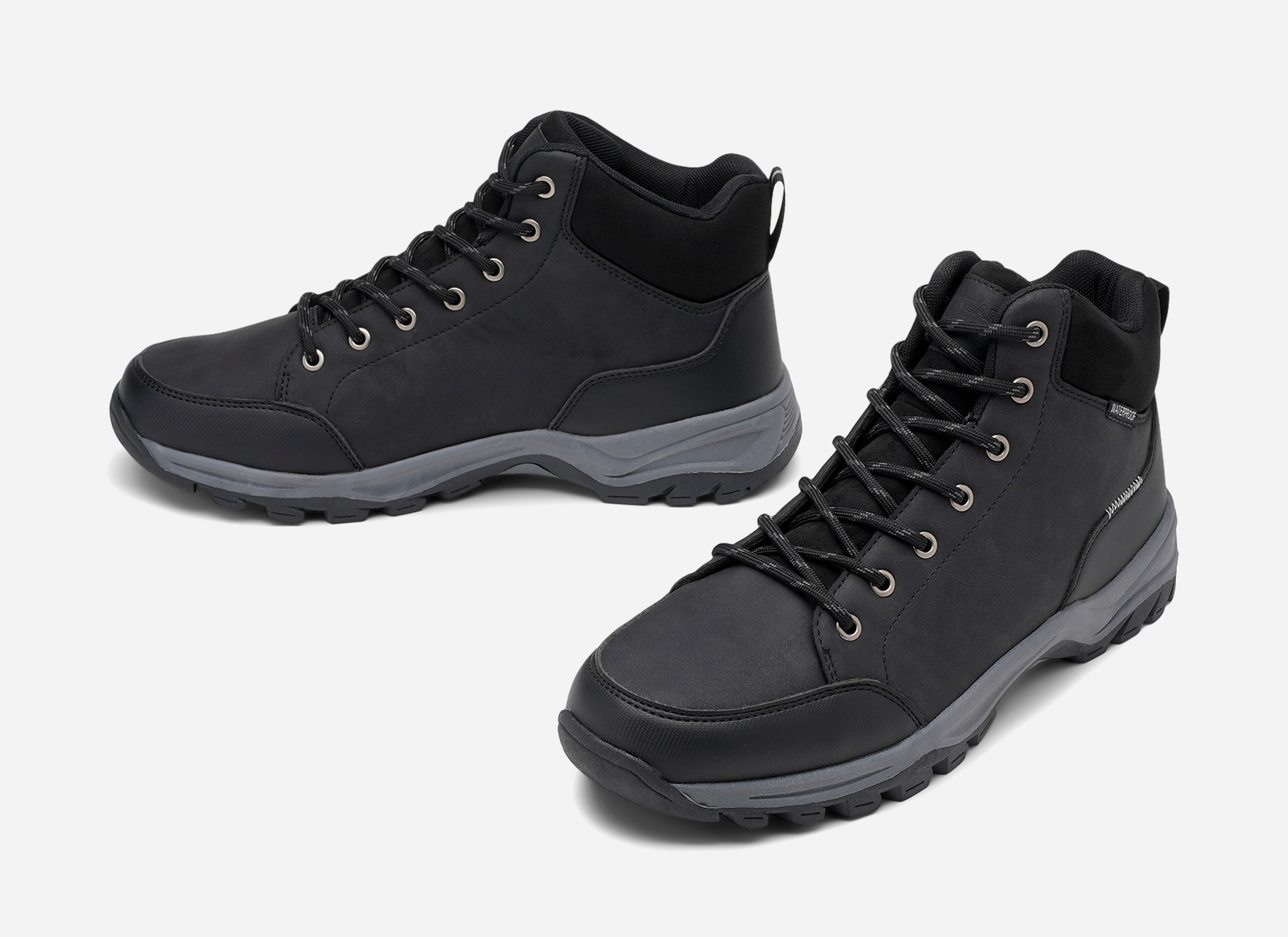 LINEAR, Kängor waterproof Svarta