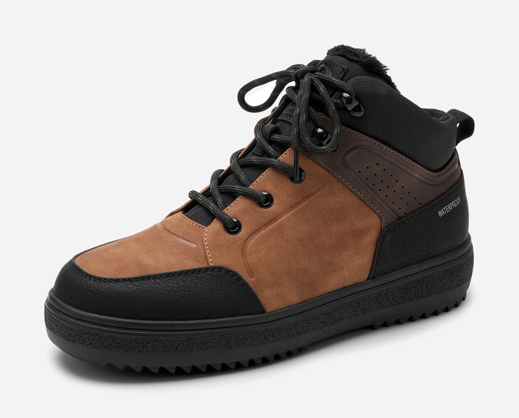 LINEAR, Varmfodrade höga sneakers waterproof Svarta