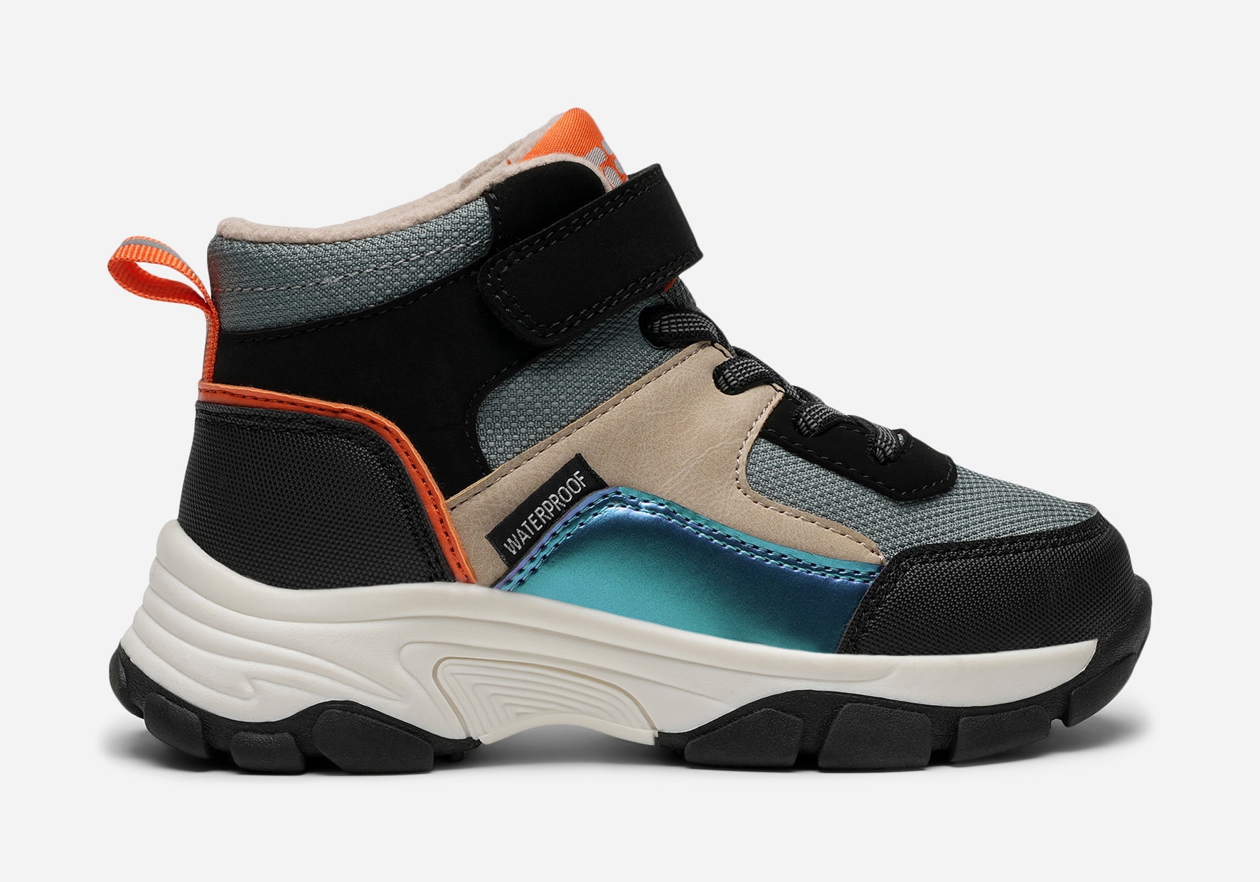 DINSKO, Fleecefodrade höga sneakers waterproof Flerfärgade