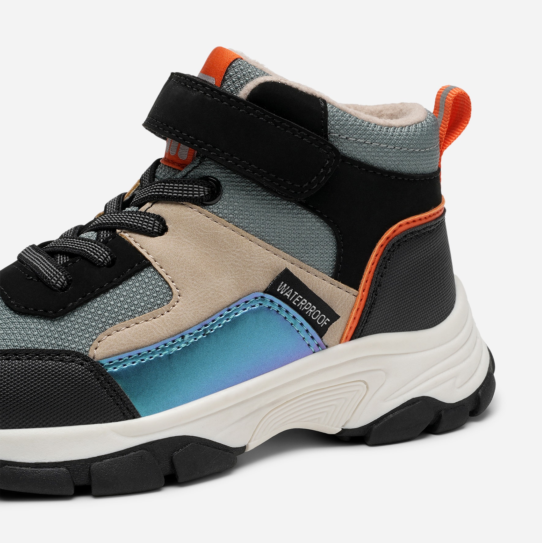 DINSKO, Fleecefodrade höga sneakers waterproof Flerfärgade