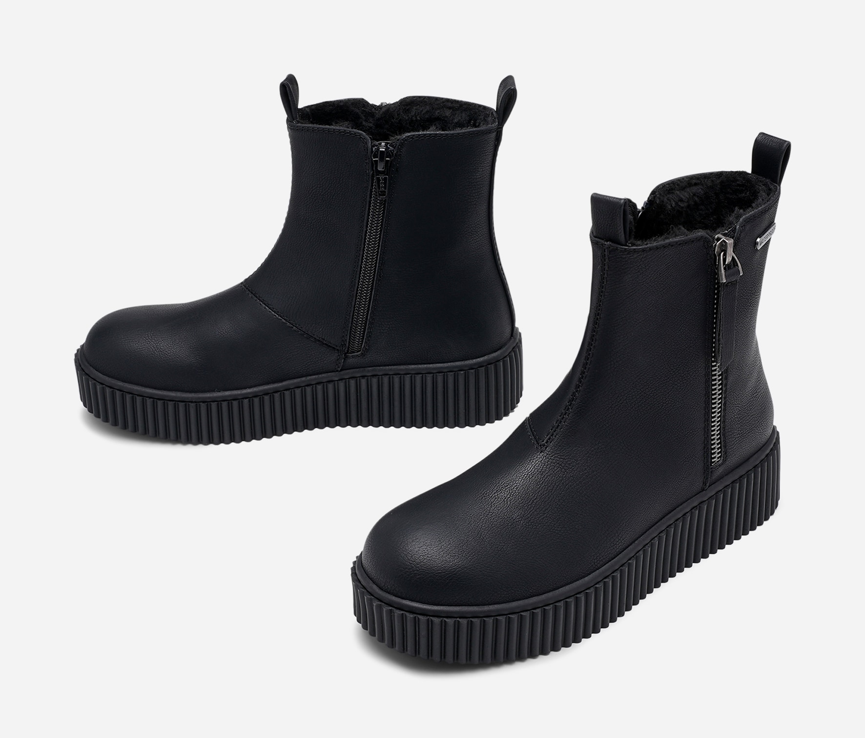 DINSKO, Varmfodrade boots, waterproof Svarta