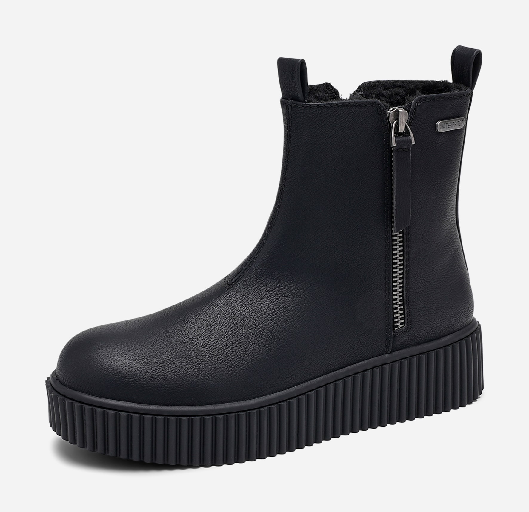 DINSKO, Varmfodrade boots, waterproof Svarta