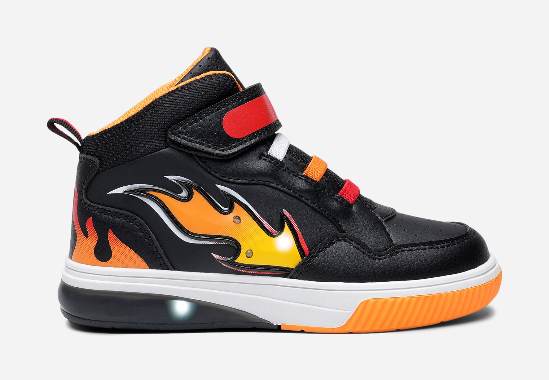 DINSKO, Blinkande höga sneakers Svarta