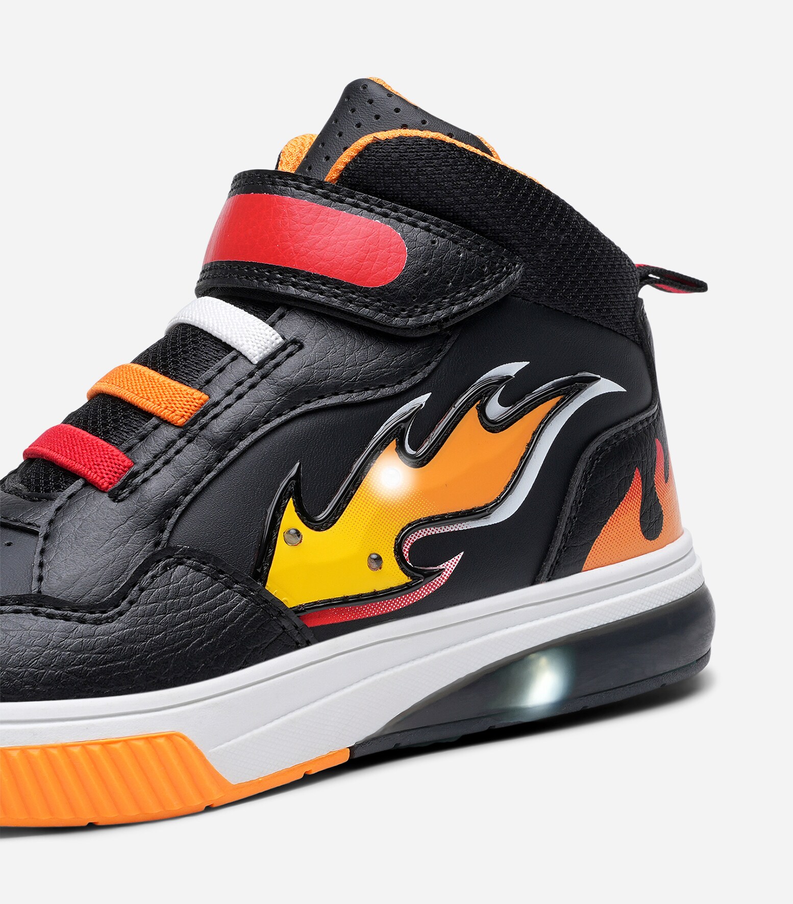 DINSKO, Blinkande höga sneakers Svarta