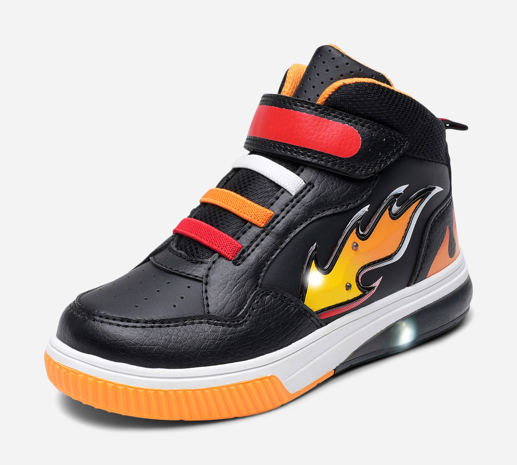 DINSKO, Blinkande höga sneakers Svarta