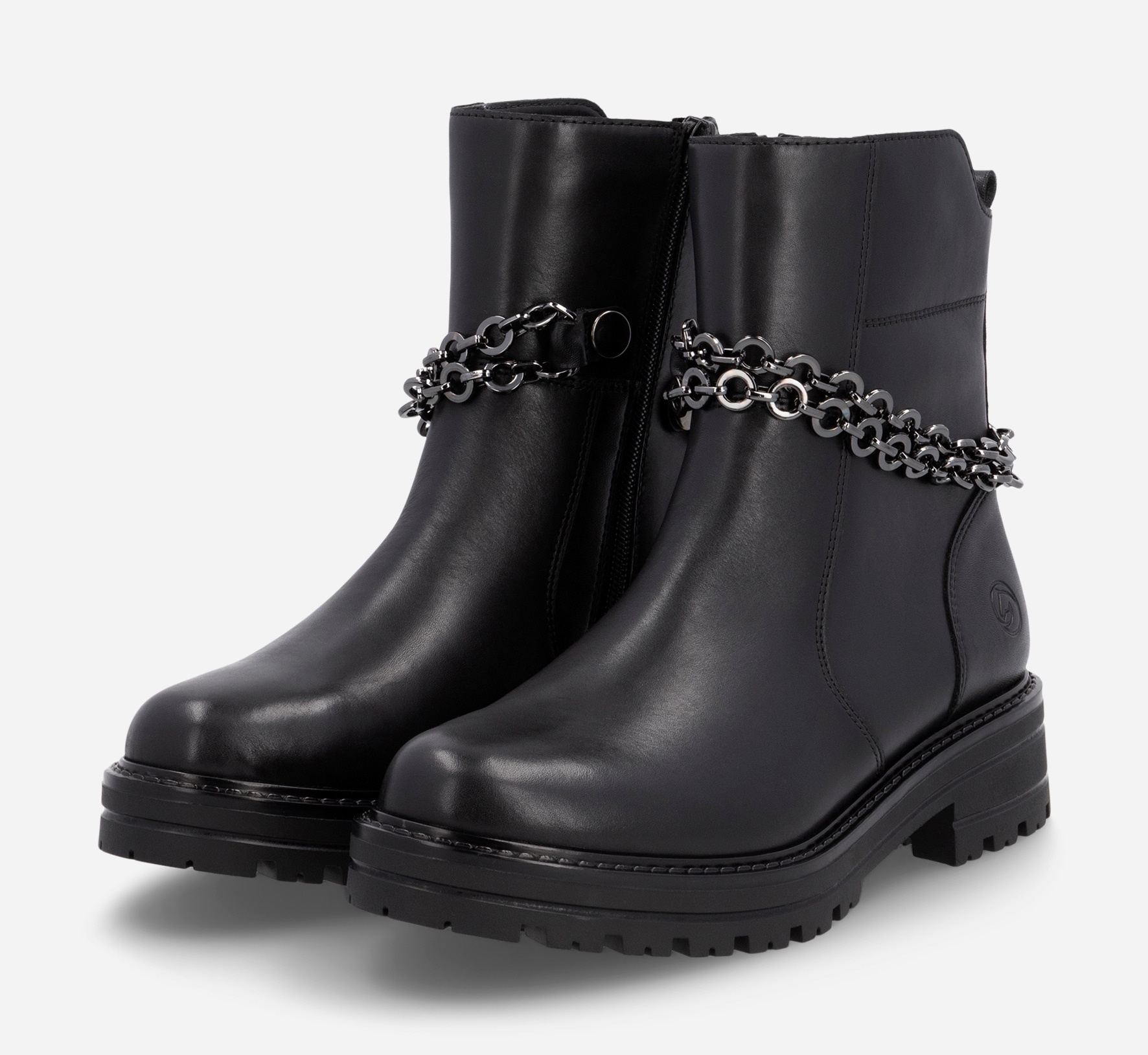 REMONTE, Boots med dragkedja Svarta