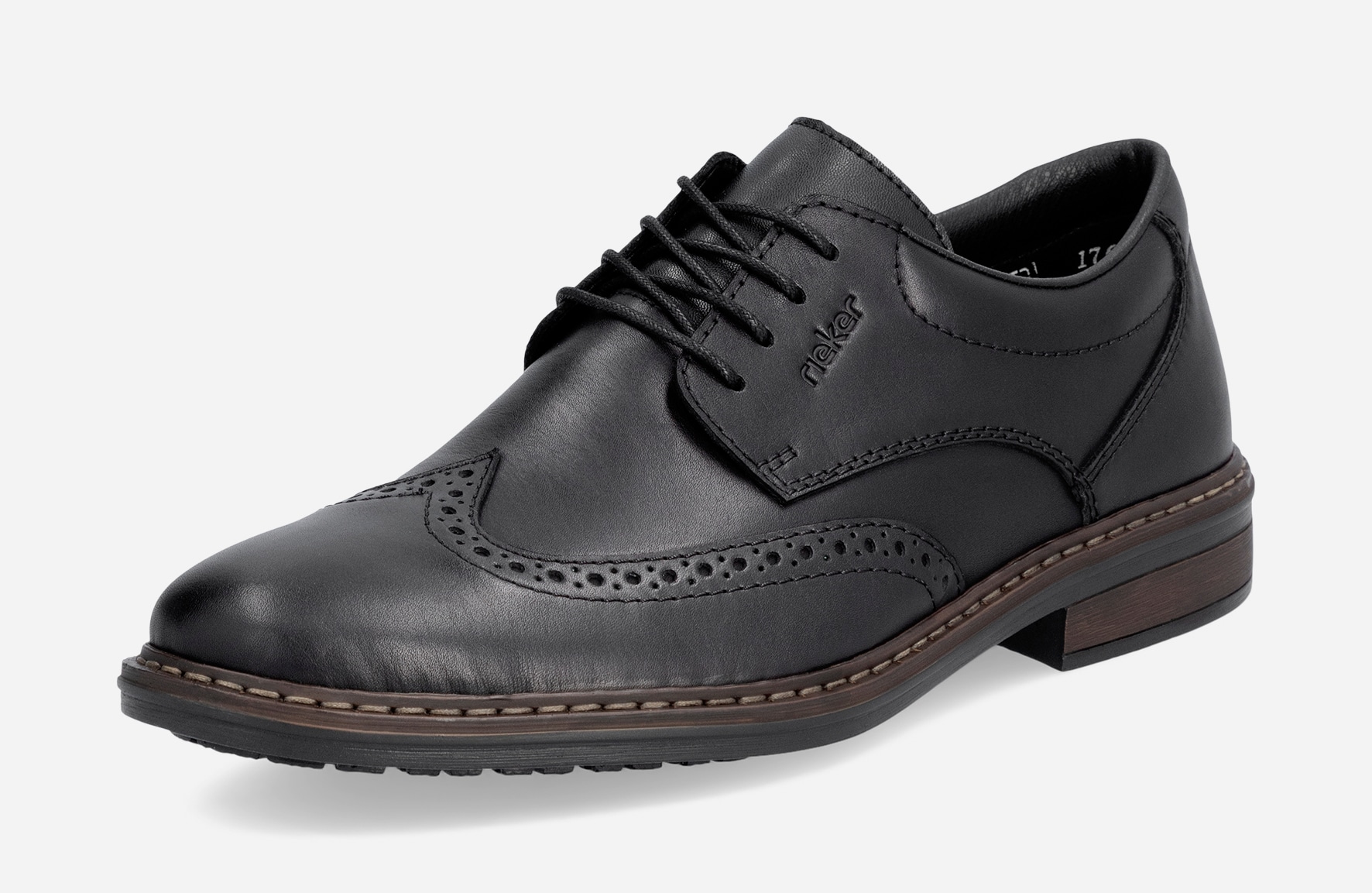 RIEKER, Brogue Svarta