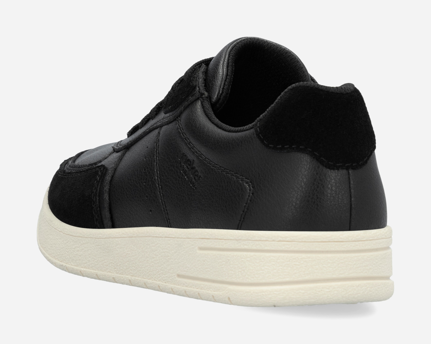 RIEKER, Promenadskor med snörning Svarta