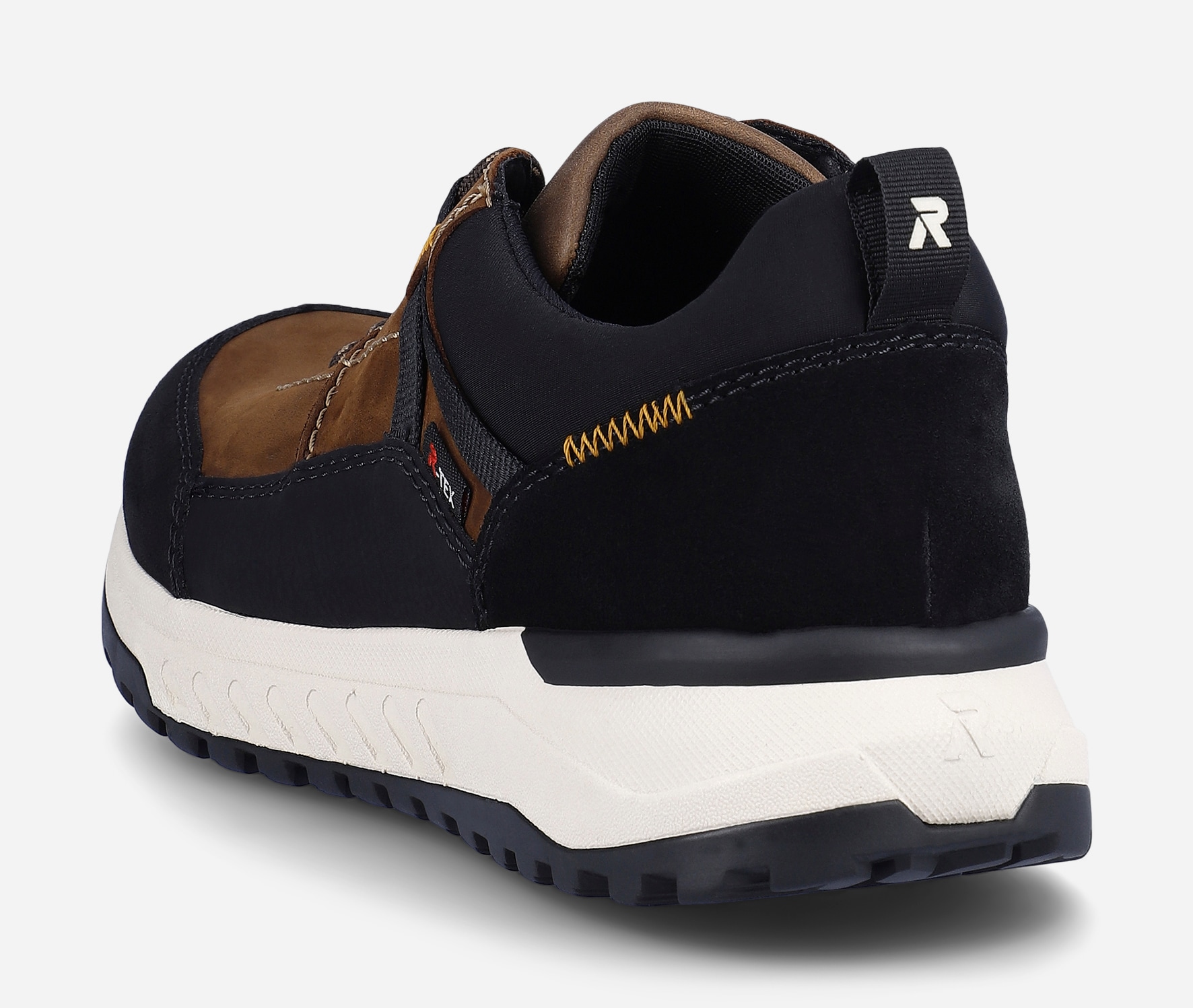 RIEKER, Promenadskor med snörning Bruna