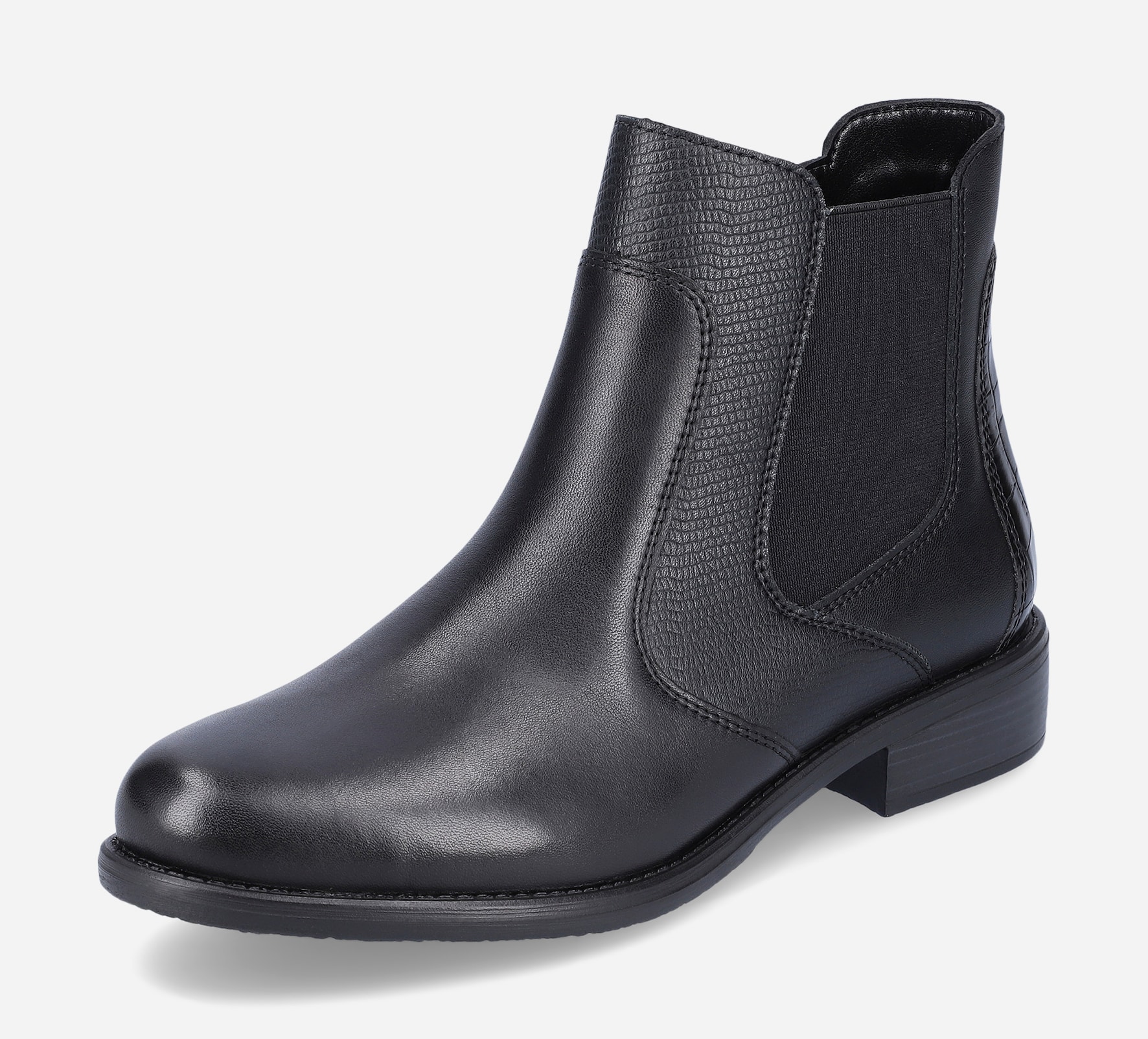 REMONTE, Boots med dragkedja Svarta